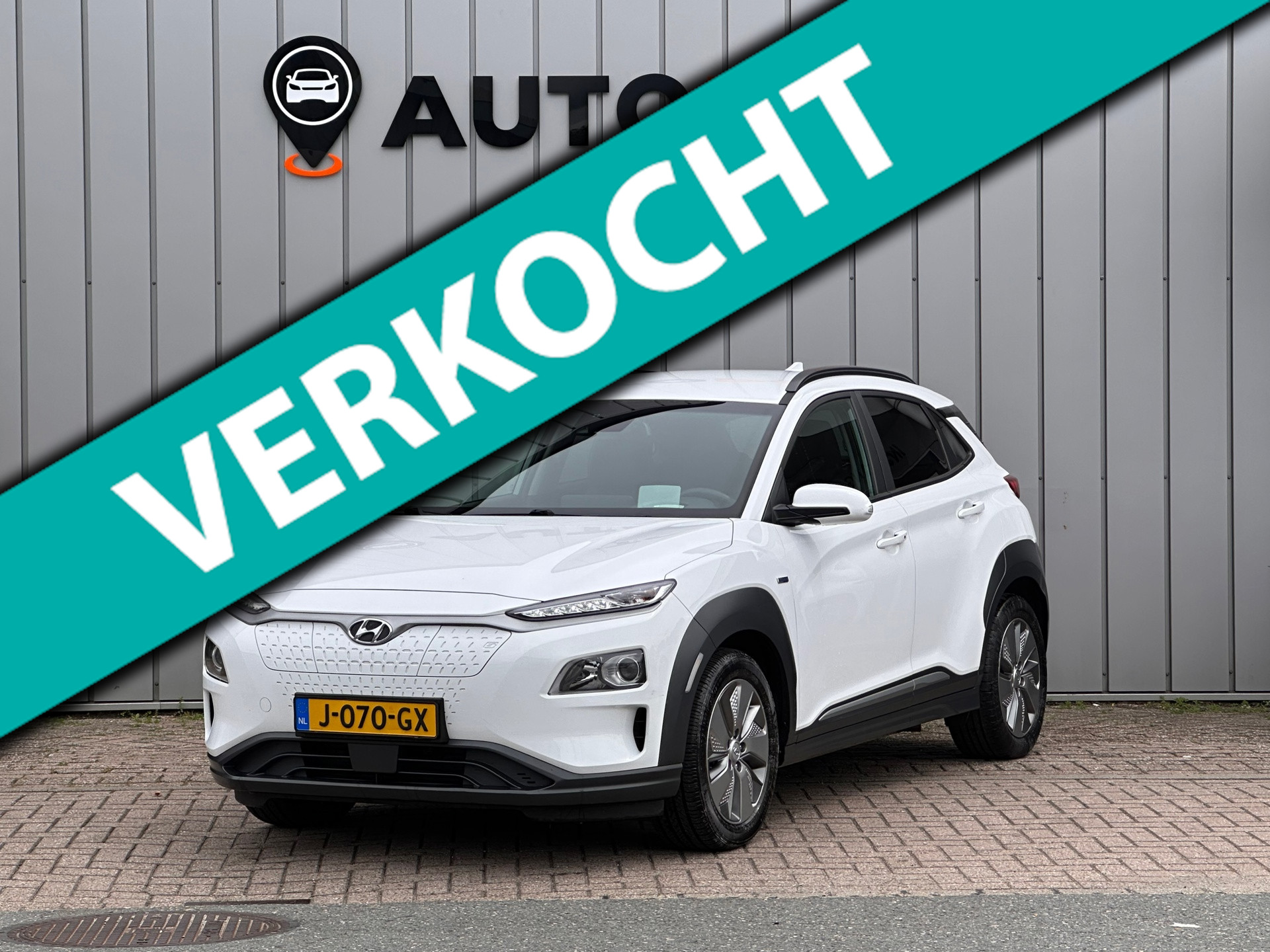 Hyundai Kona EV Fashion 64 kWh fase 3 SOH 100% HEAD UP WARMTEPOMP 2020 - voorkant