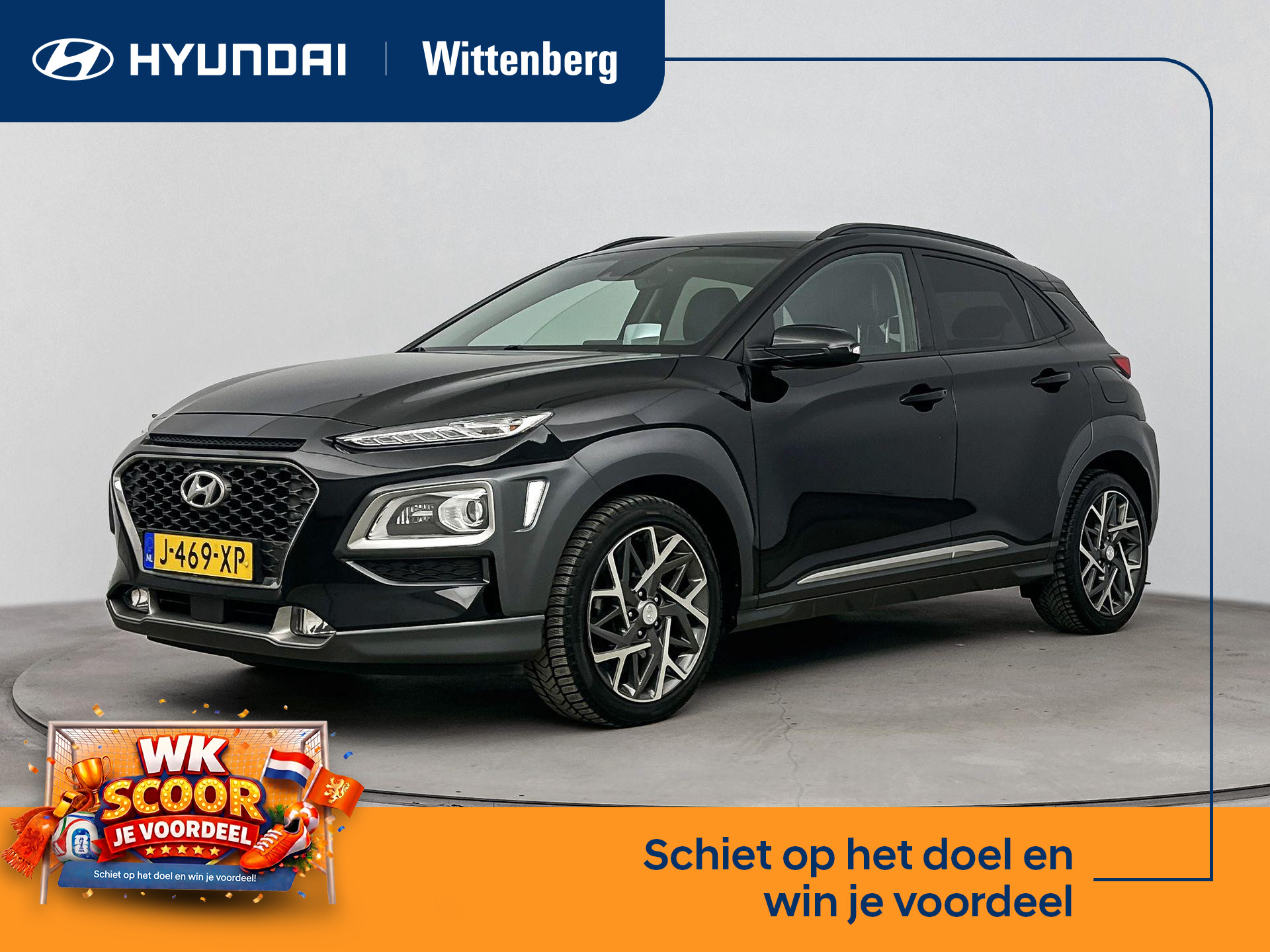 Hyundai Kona 1.6 GDI HEV Premium 2021 - voorkant