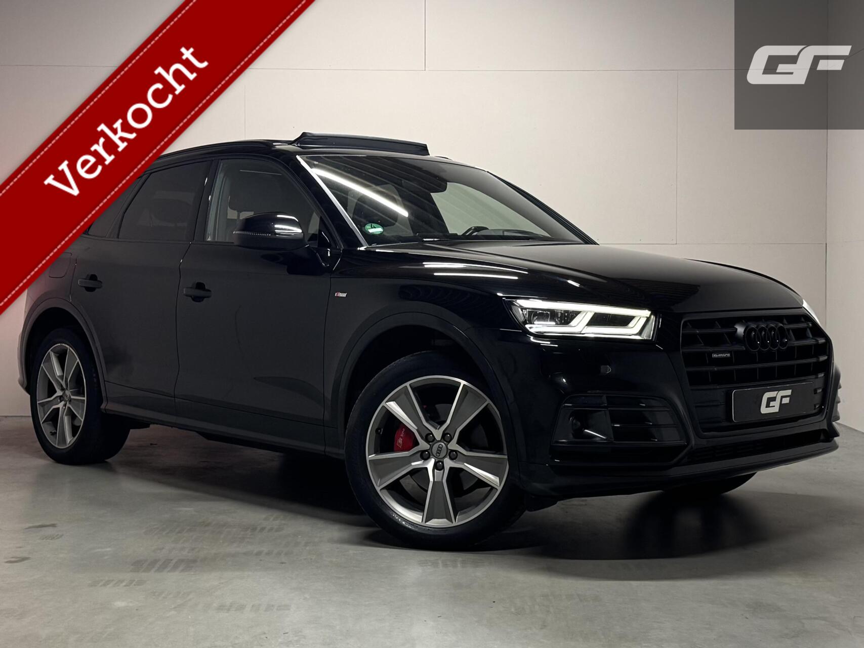 Audi Q5 2.0 TFSI Quattro Black Edition RS-Seats Pano HUD Sfeer Trekh. 2017 - voorkant