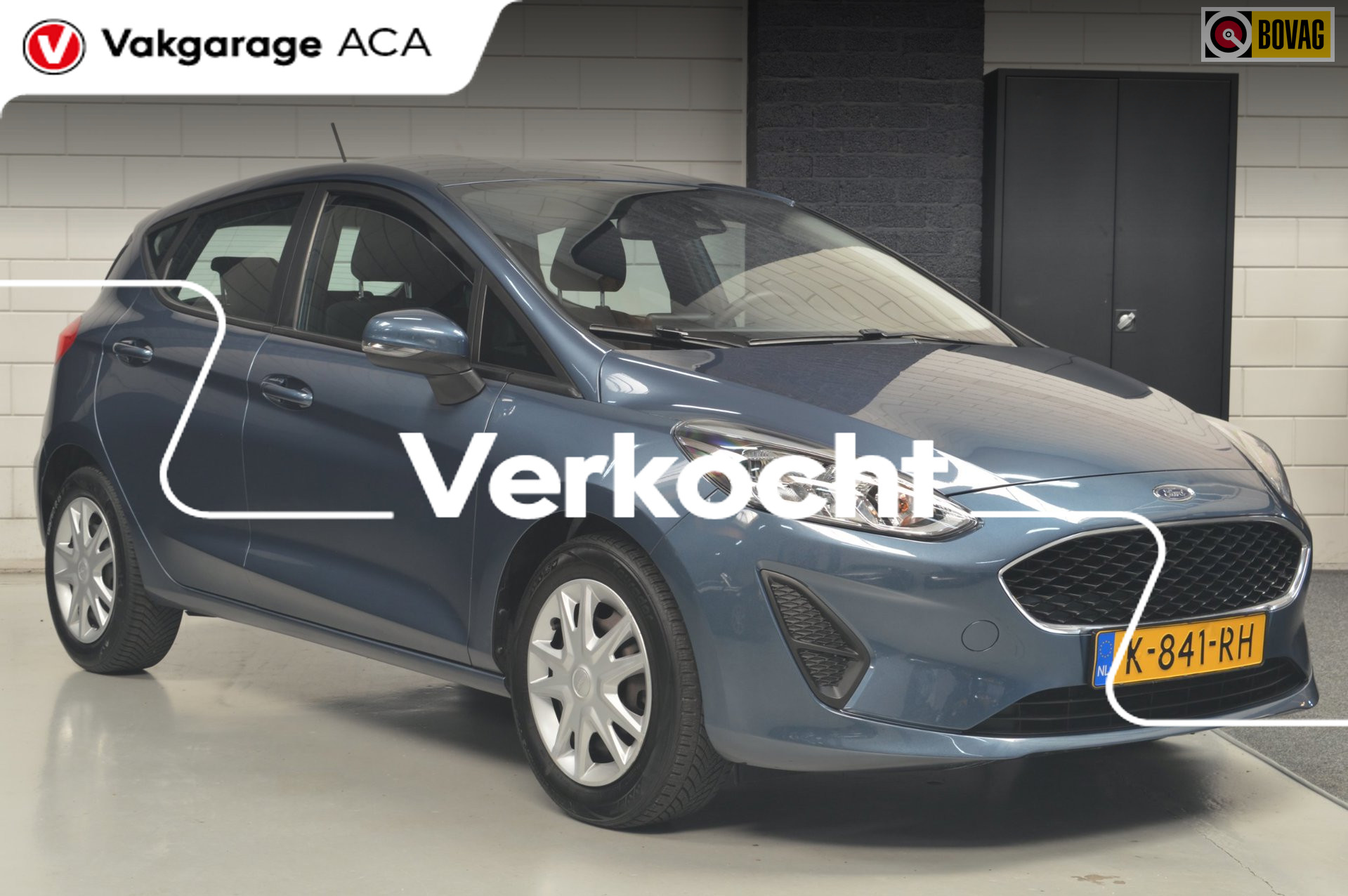 Ford Fiesta 1.0 EcoBoost Connected // AIRCO // LANE ASSIST // CRUISE // NAVI // 2021 - voorkant