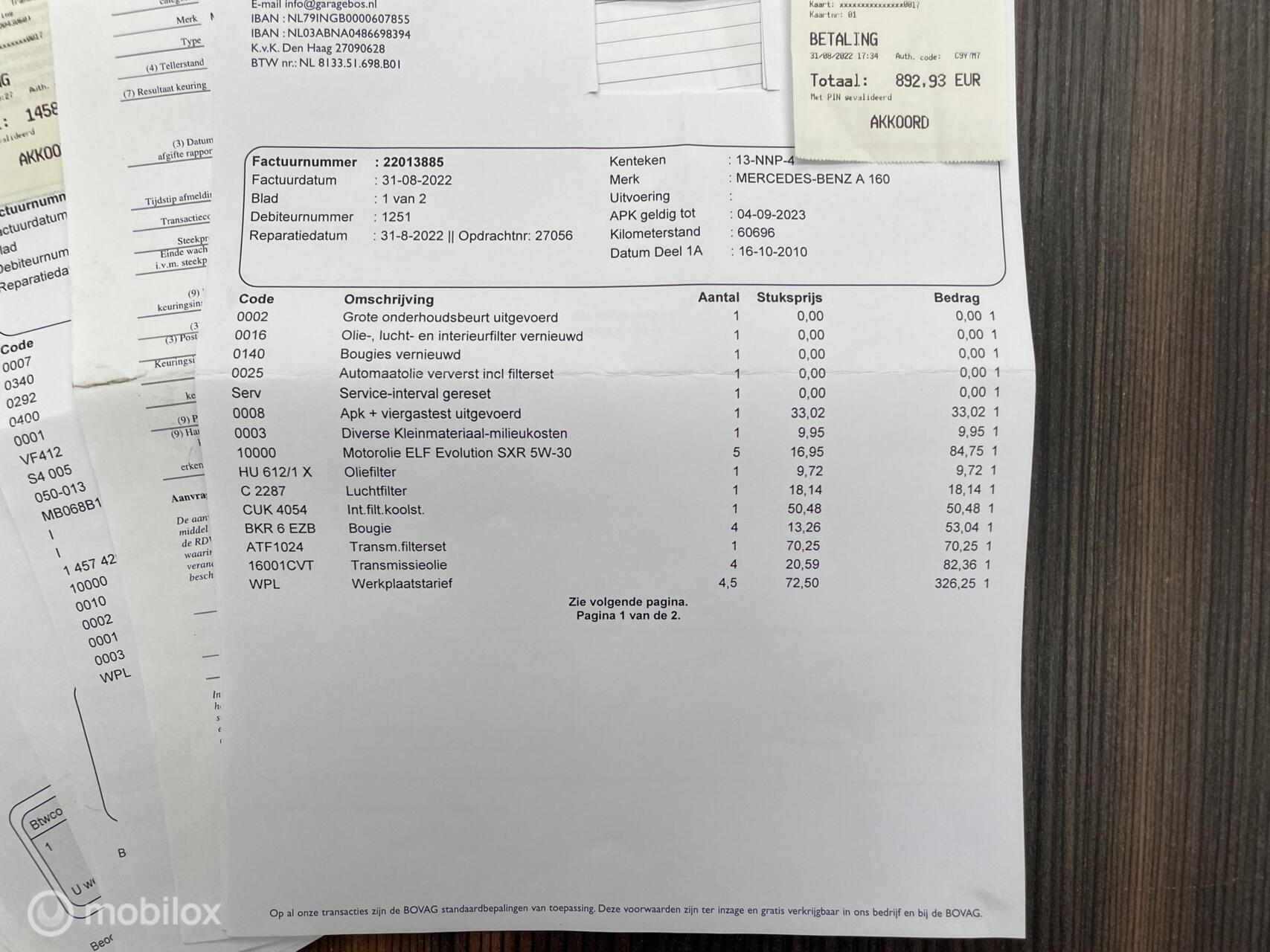 Foto van Mercedes-Benz A 160