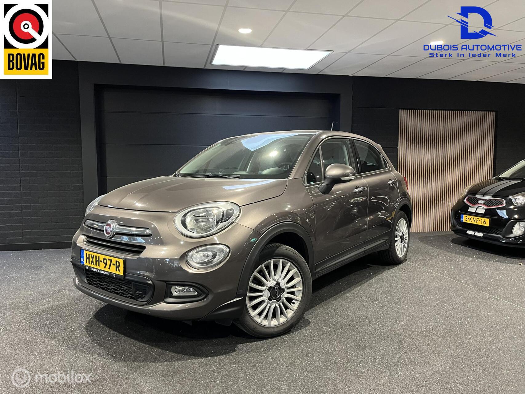 Fiat 500 X 1.4 Turbo MultiAir Lounge|NAVI|CRUISE|TREKHAAK|BT 2017 - voorkant