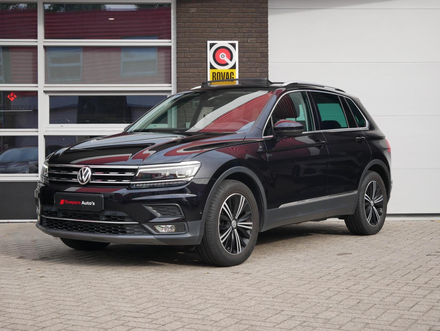 Volkswagen Tiguan 1.5 TSI ACT Highline Business R Trekhaak| Pano| Navi+BT| Camera 2019 - voorkant