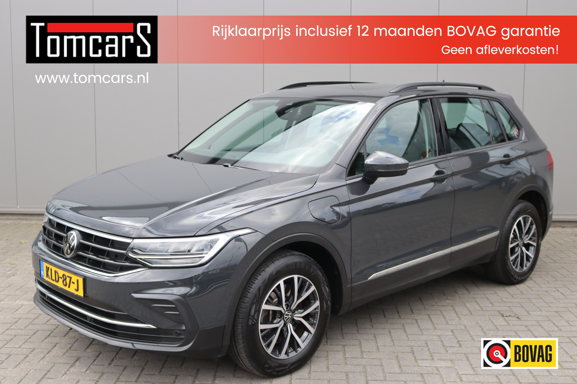 Volkswagen Tiguan 1.4 TSI eHybrid PHEV Life Trekhaak/Pano-dak/Stoel-stuurverwarming 2022 - voorkant