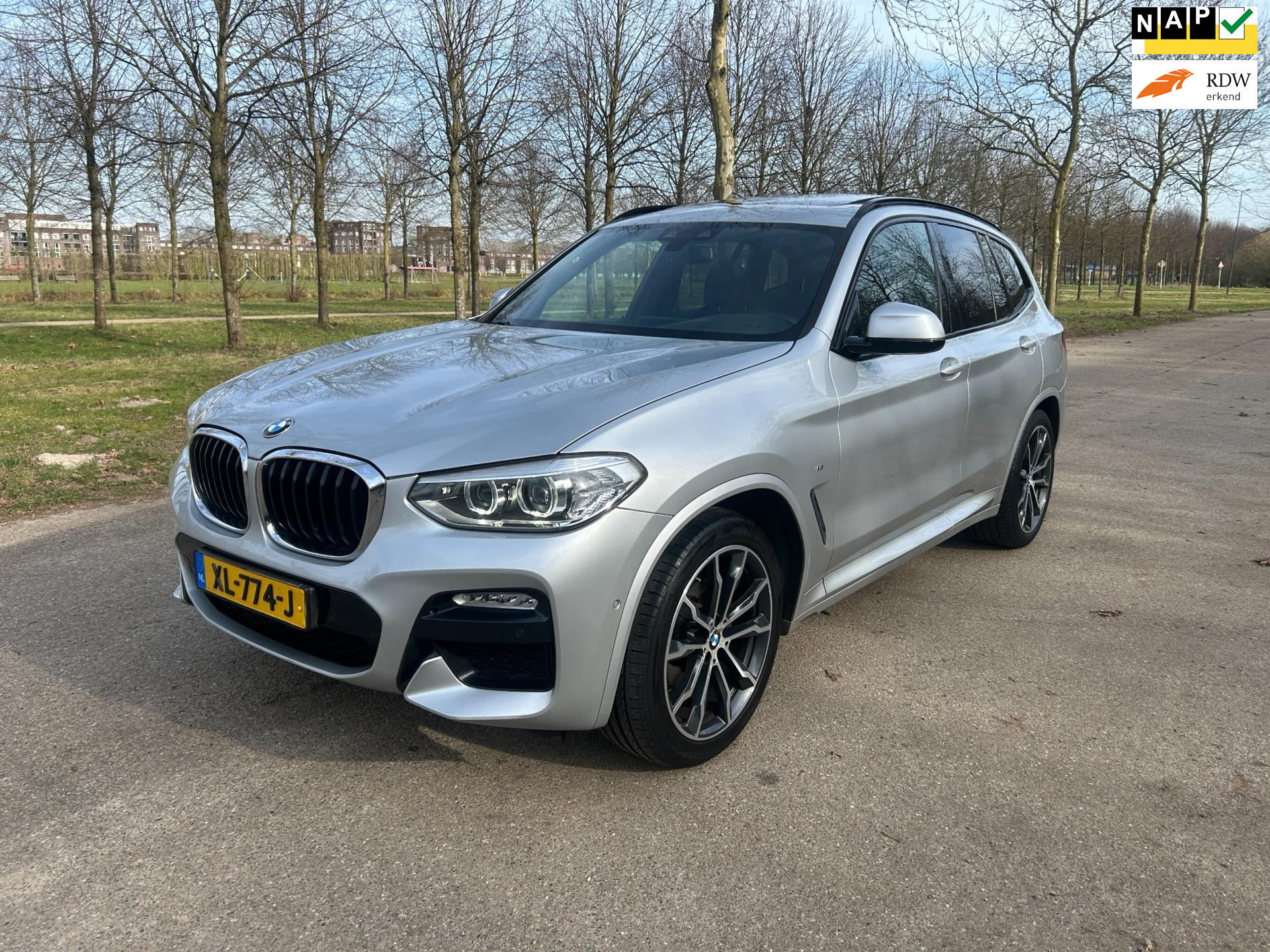 BMW X3 Xdrive20i XDrive20i High M-Sport 18945 Ex BPM Pano FULL 2019 - voorkant