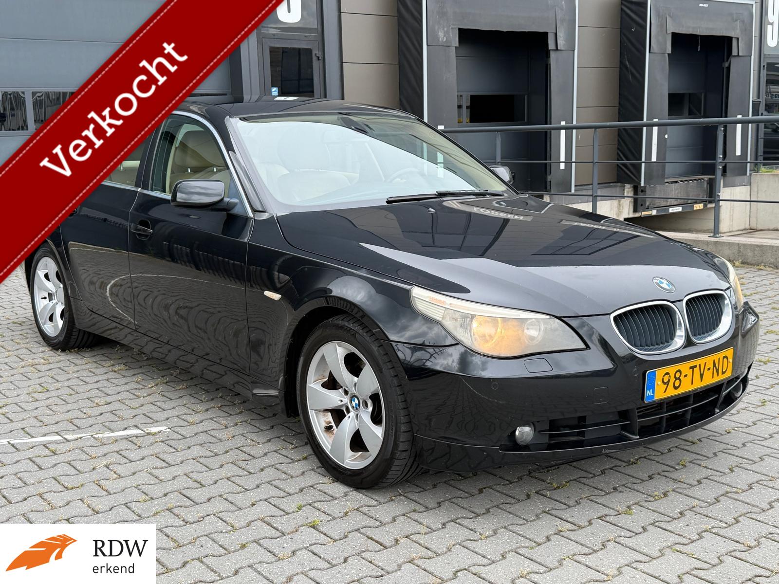 BMW 5er Reihe 520d Business Line/AIRCO/PARKS/TREKH/APK/NAP 2007 - voorkant
