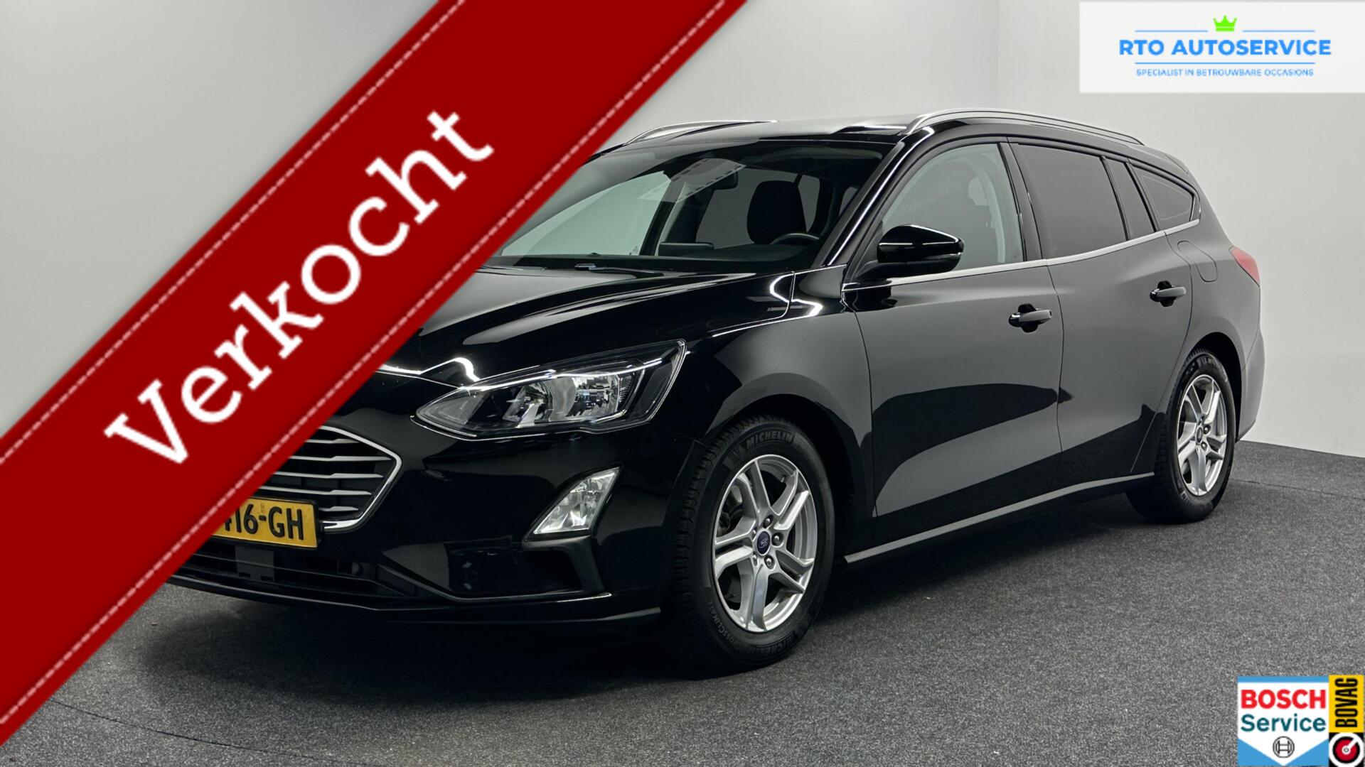 Ford Focus 1.0 EcoBoost Trend Edition Business TREKHAAK NAVI CRUISE LM. 2019 - voorkant