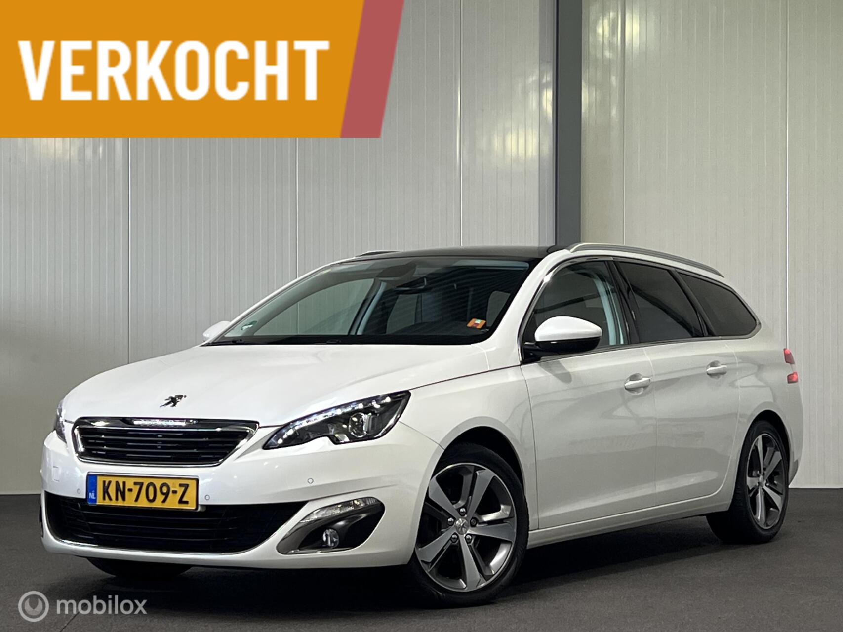 Peugeot 308 1.6 BlueHDI AUTOMAAT Premium [ NAP LED leder trekhaak ] 2016 - voorkant