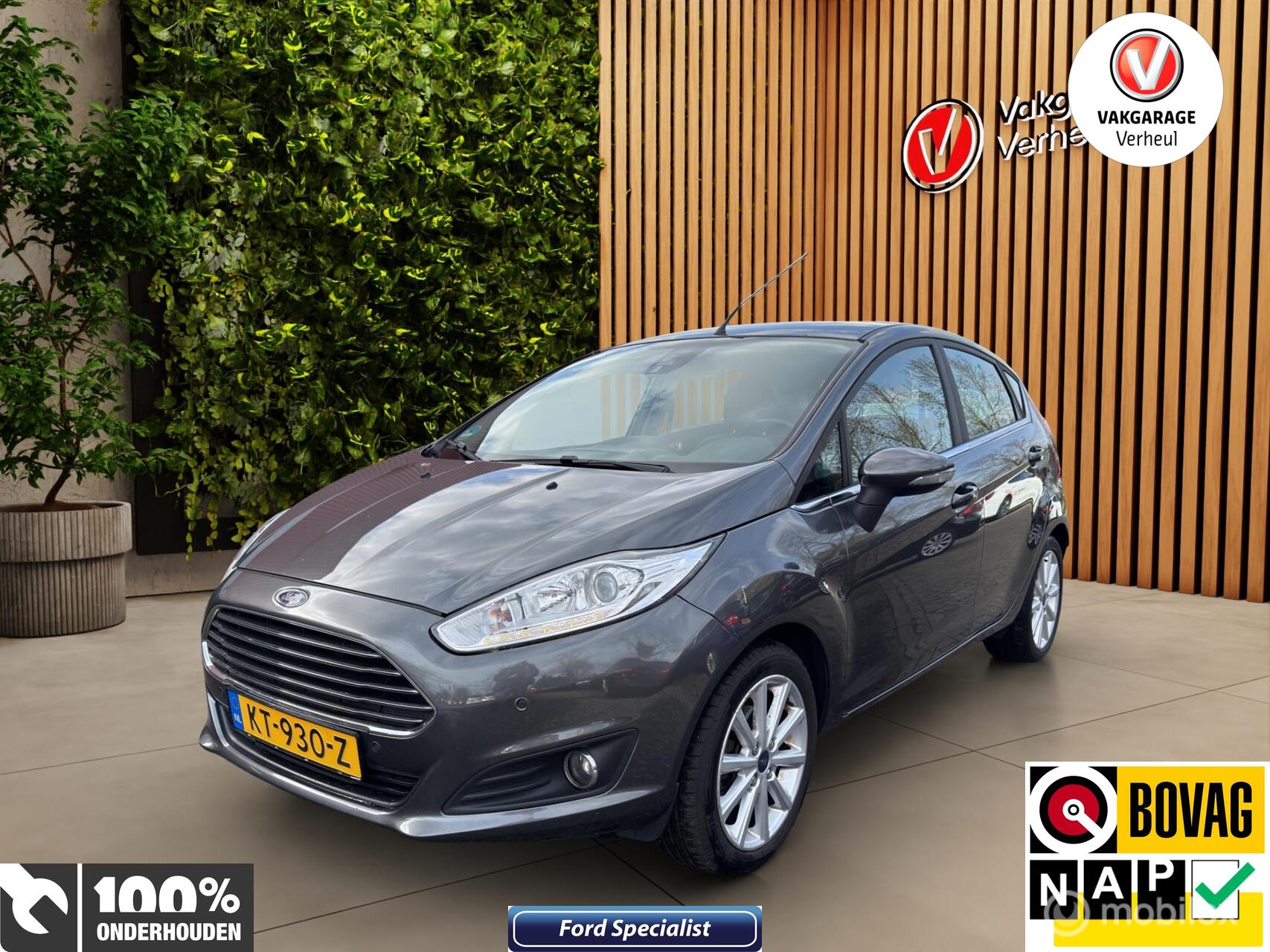 Ford Fiesta 1.0 EcoB. Titanium|Navi|Clima|Cruise|Nap|Boekjes 2016 - voorkant