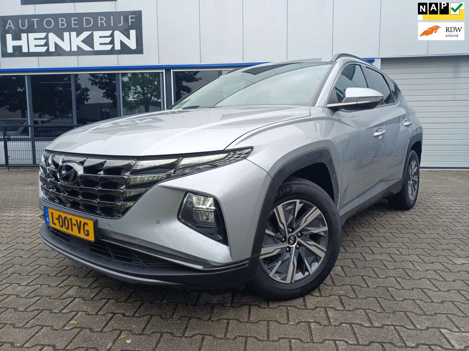 Hyundai Tucson 1.6 T-GDI HEV Comfort LED/NAVI/CRUISE/CAMERA/CLIMA 2021 - voorkant