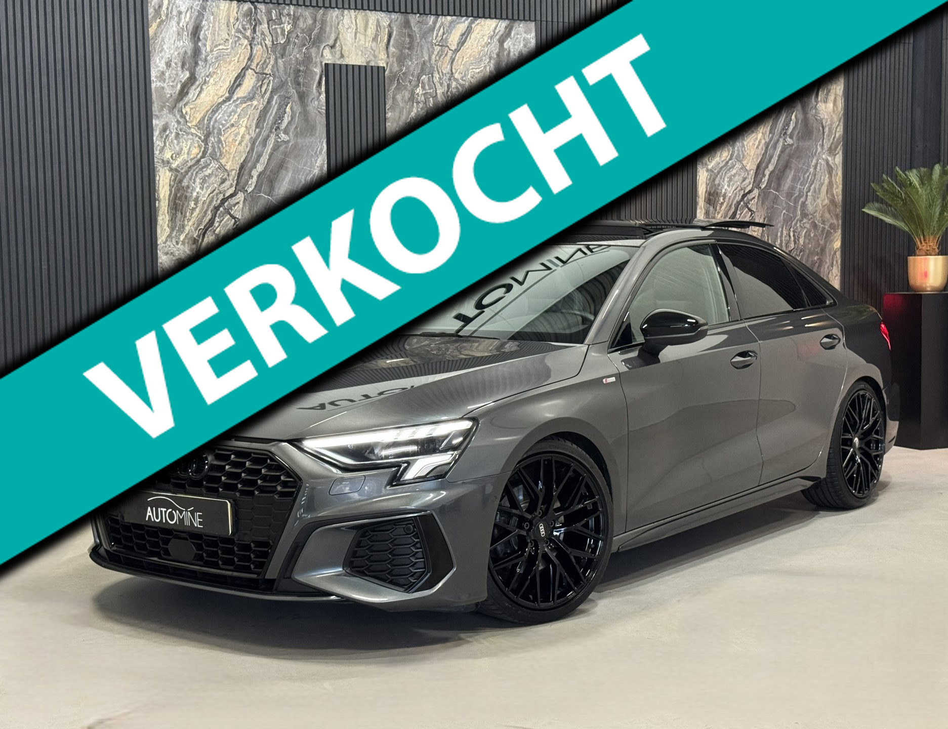 Audi A3 Limousine 35 TFSI 3x S-line Edition One|PANO|SFEER|LEDER|B&O|BOMVOL 2020 - voorkant