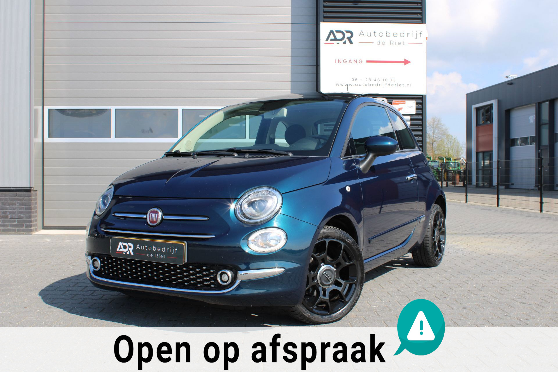 Fiat Fiat 500 0.9 TwinAir Turbo Lounge /Pano / 16''LM / Cruise / NAVI /VOLLLL 2019 - voorkant
