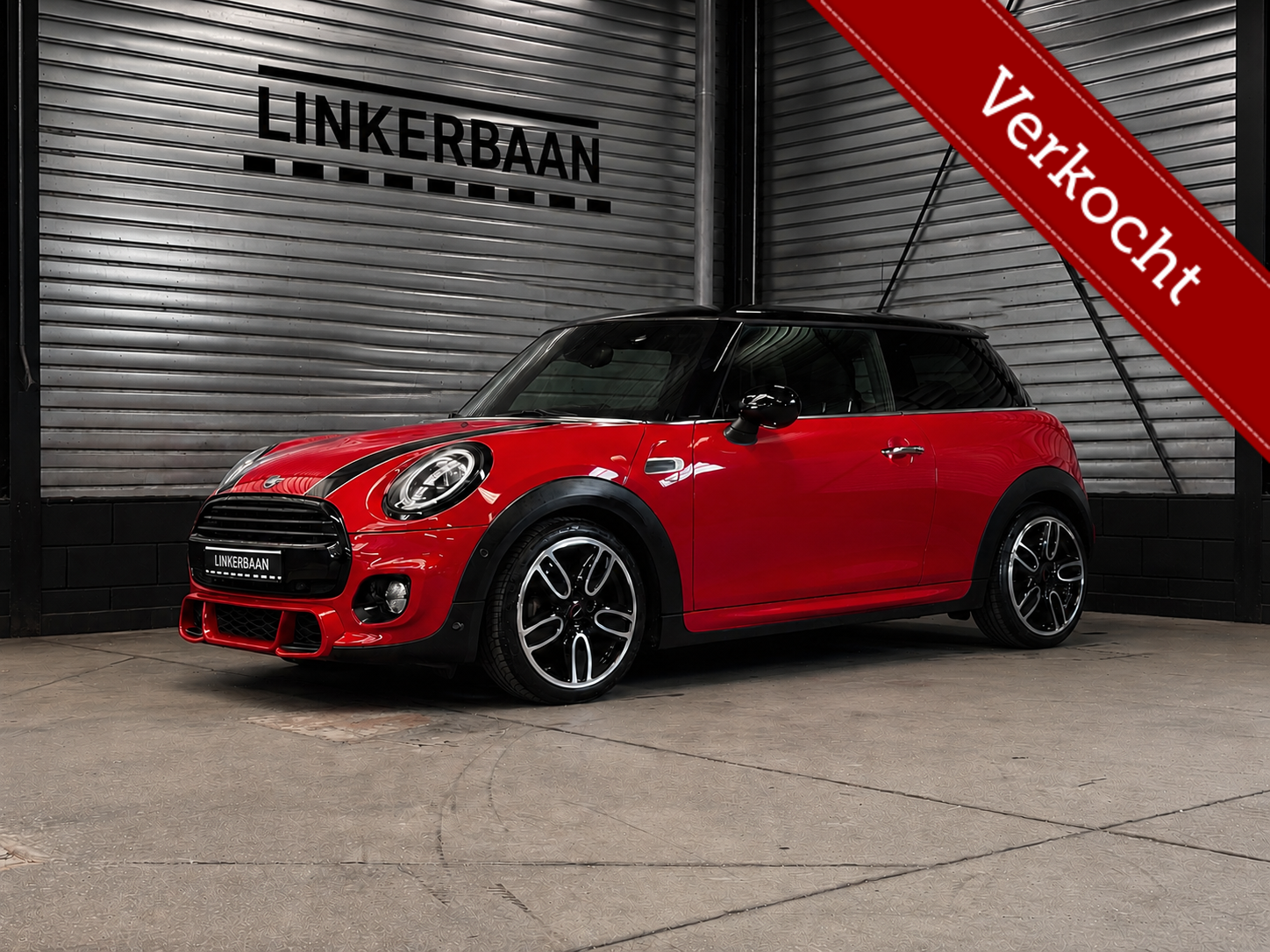 Mini Cooper 1.5 | Chili | JCW Pakket | Leder | LED | H&K | Head Up | 18 inch | NL Auto | 2018 - voorkant