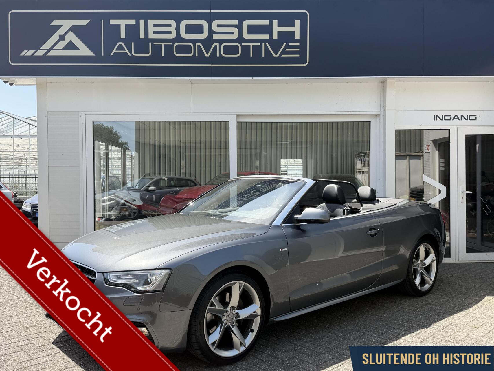 Audi A5 Cabriolet 2.0 TFSI (224PK) quattro aut. S Line Pro 2014 - voorkant