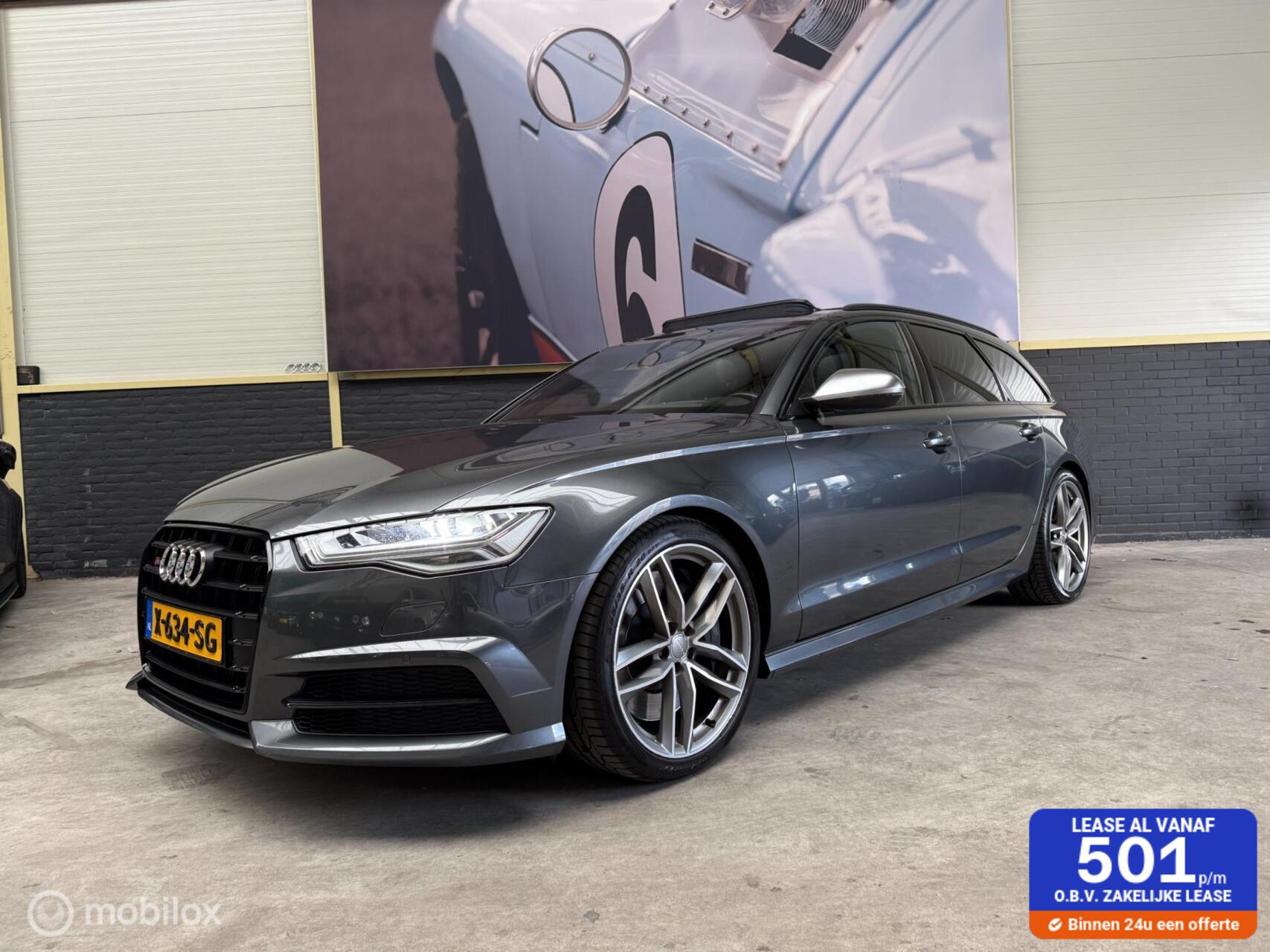 Audi S6 Avant 4.0 TFSI|PANO|HUD|20 INCH|EXTRA  WINTERBANDEN| 2017 - voorkant