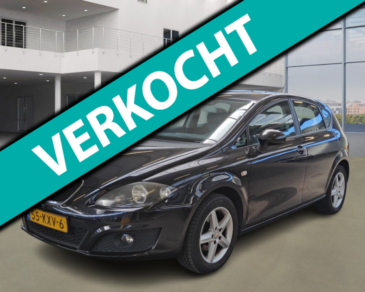 Seat Leon 1.6 Hattrick AIRCO CRUISE TREKHAAK 2 X SLEUTELS 2010 - voorkant