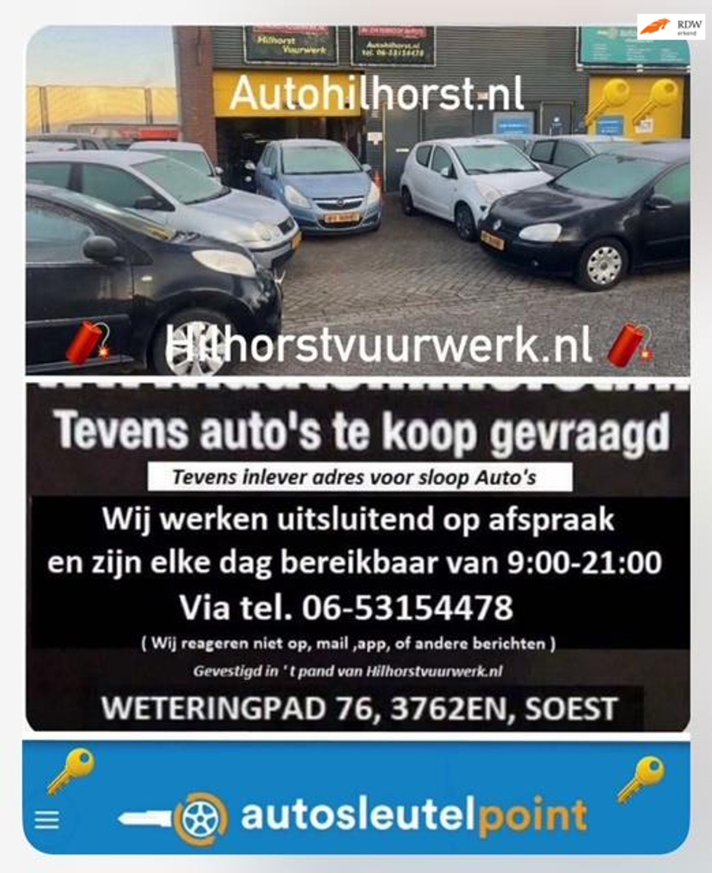 Fiat Scudo 10 2.0 MultiJet inkoop bedrijfs wagens 2012 - voorkant