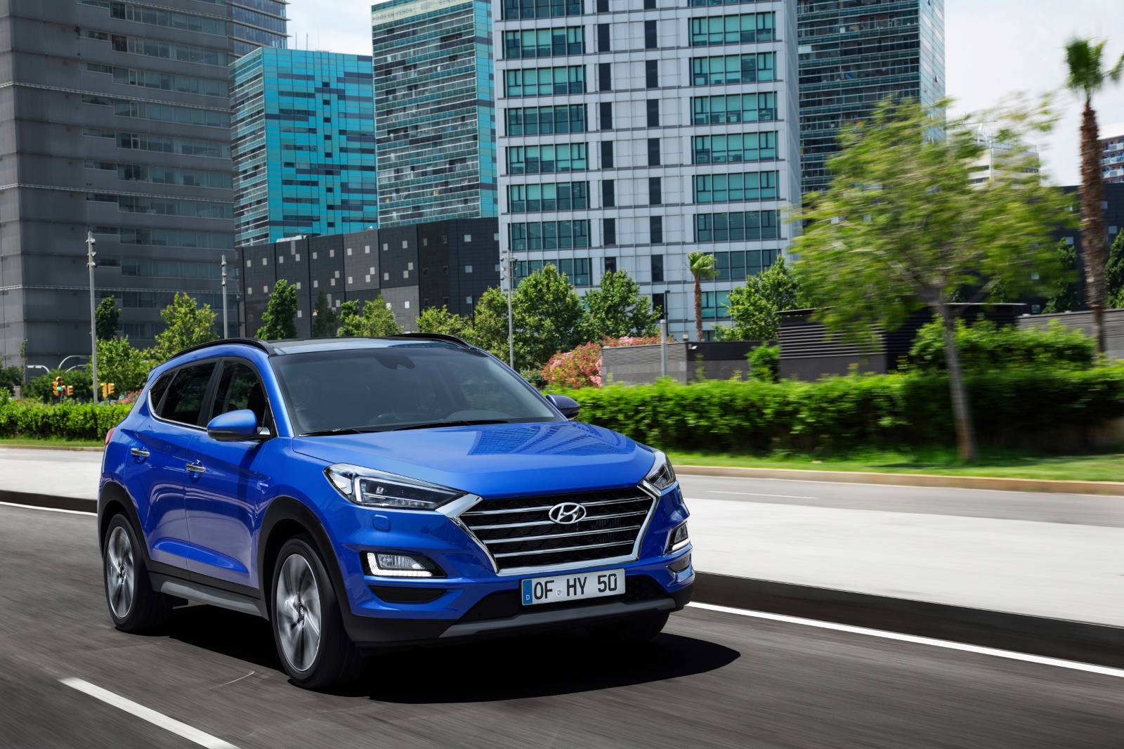 Hyundai Tucson 1.6 T-GDI N-Line 2019 - voorkant