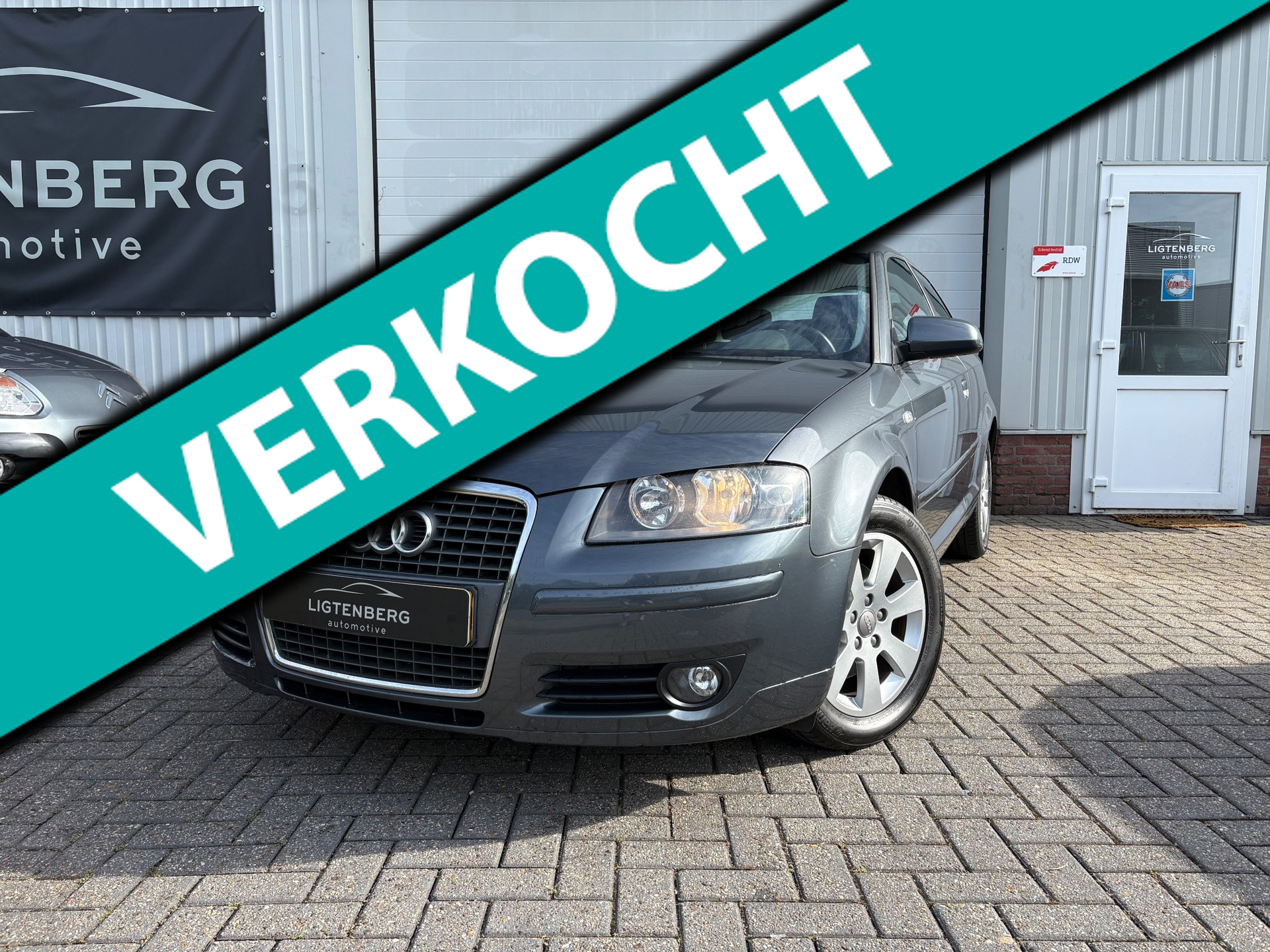 Audi Audi A3 1.8 TFSI Ambition Pro Line AUTOMAAT/LEER/CLIMA/STOELVERWARMING 2008 - voorkant