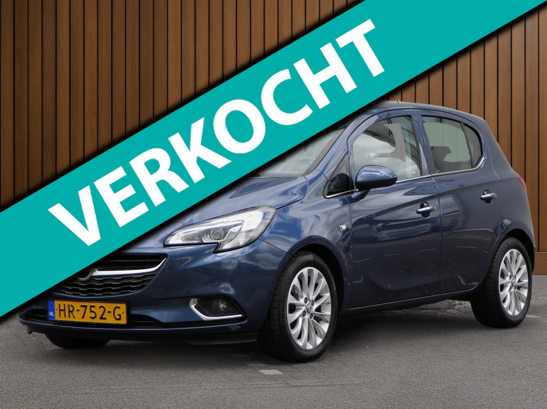 Opel Corsa-e 1.4 Cosmo Automaat 90PK | Cruise | Clima | LM Velgen 2015 - voorkant