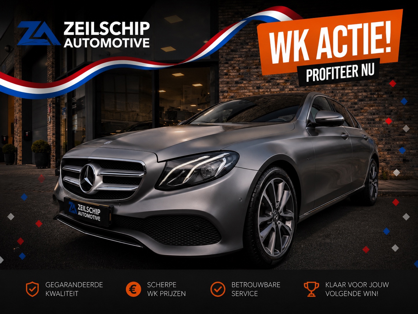 Mercedes-Benz E 350 E 350e |360 Camera|Navi|Sfeer-V|Virtual|Mat Grijs|Nap|Trekhaak| 2016 - voorkant