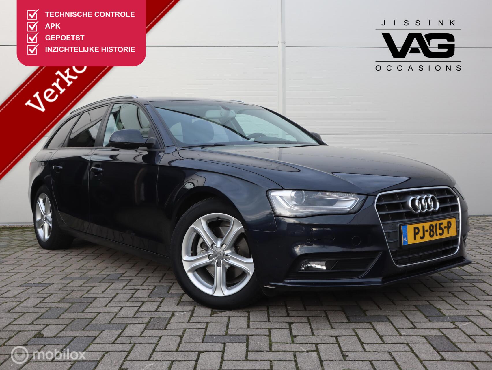Audi A4 Avant 1.8 TFSI Automaat Standkachel Leer Stoelverwarming 2013 - voorkant