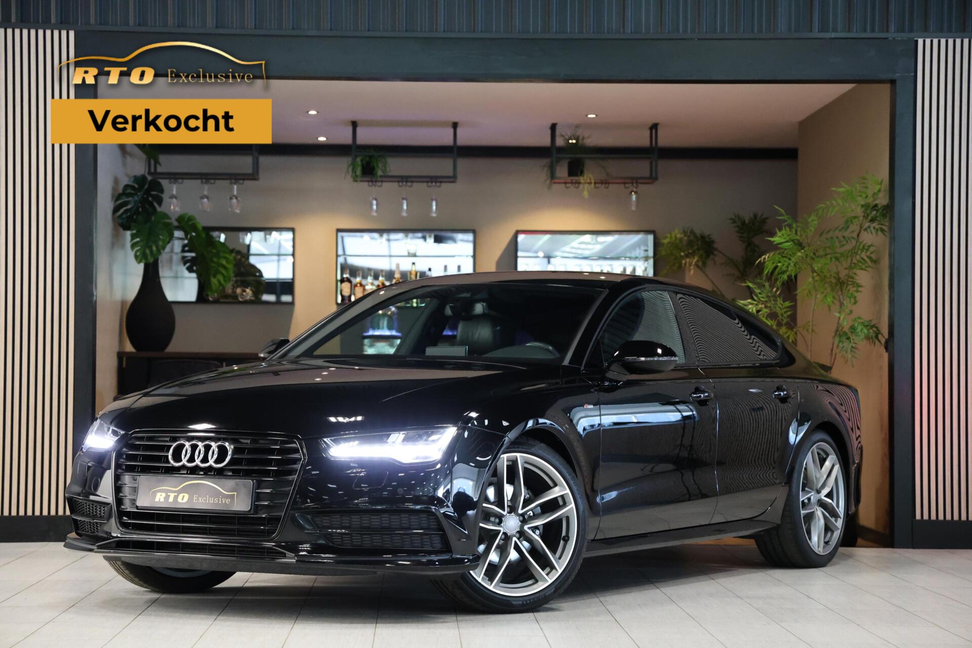 Audi A7 Sportback 1.8 TFSI S-line|Leder|20''|Black|Matrix 2017 - voorkant