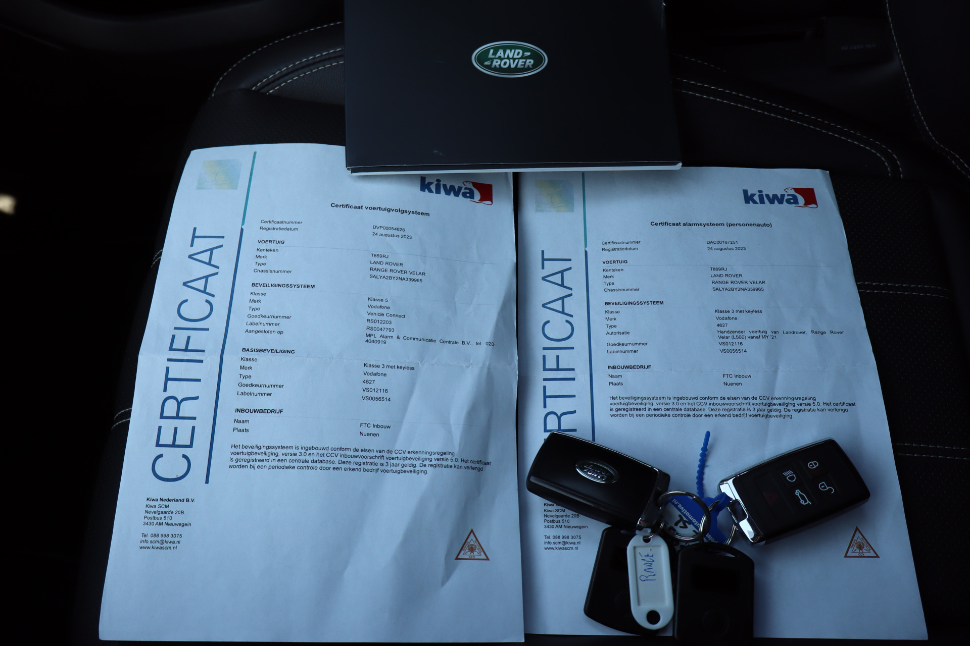 Foto van Land Rover Range Rover Velar