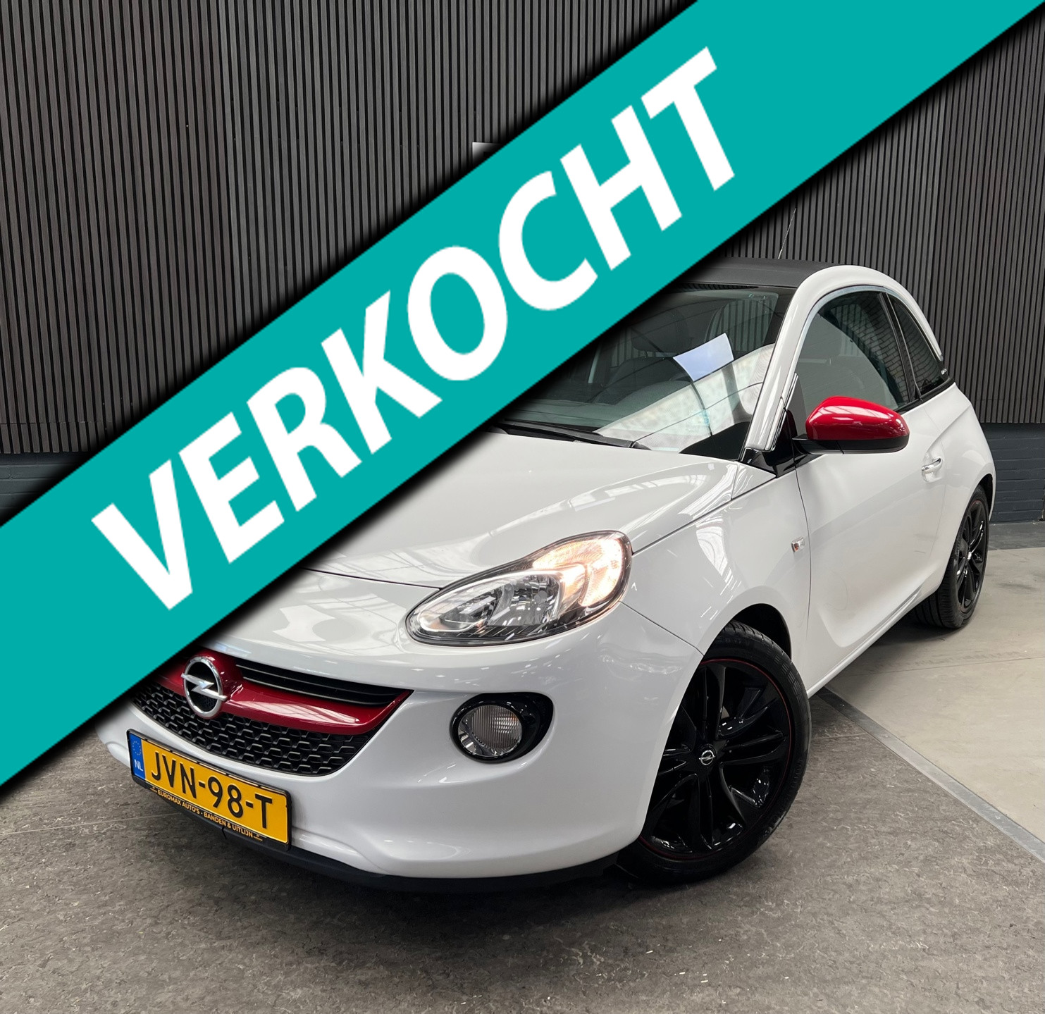 Opel Adam 1.2 Opendak - Cruise - Airco - Tlf verbinding 2015 - voorkant