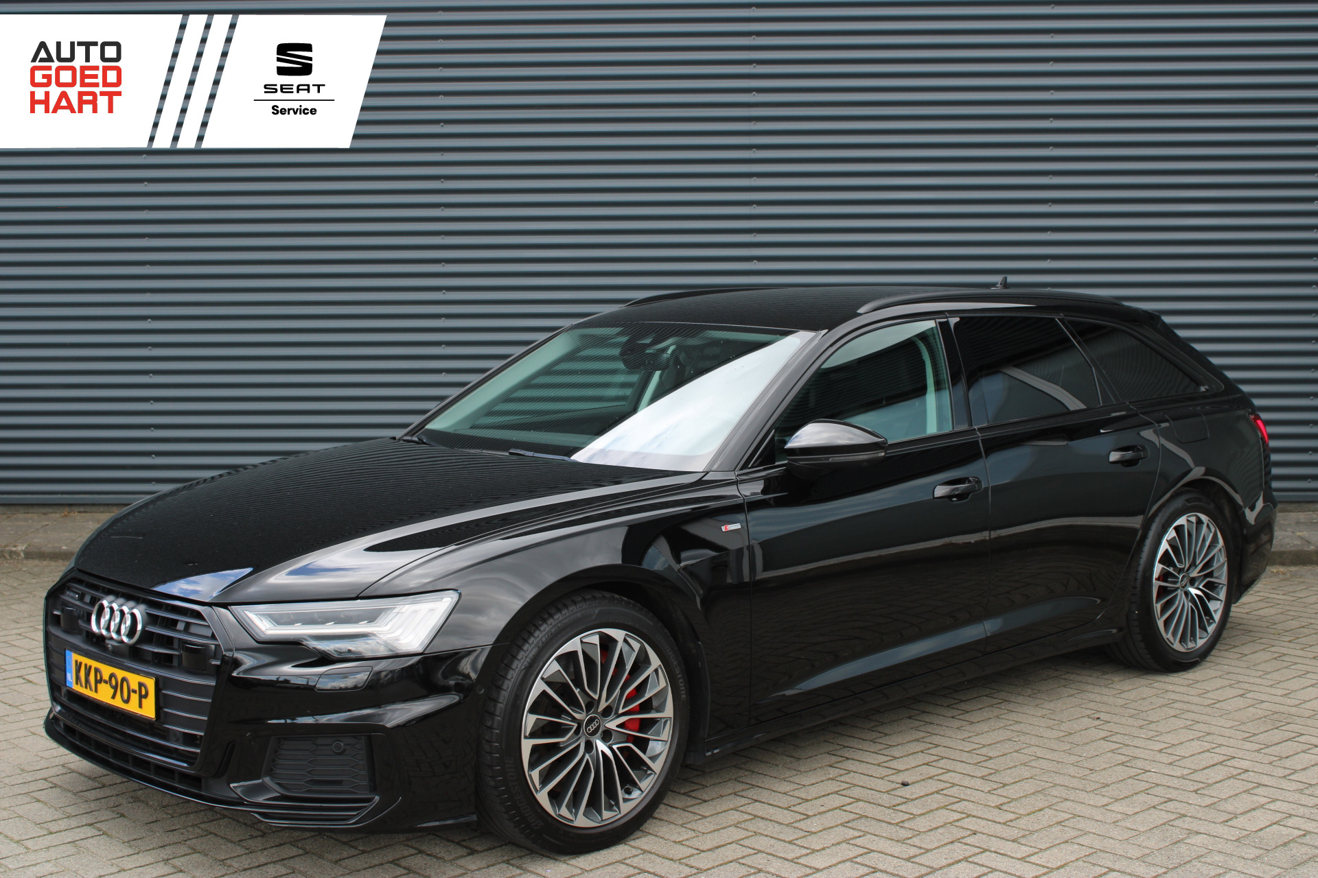 Audi A6 Avant 55 TFSI e Quattro S-Line Competition 360-Camera Elektr.-Trekhaak 2023 - voorkant