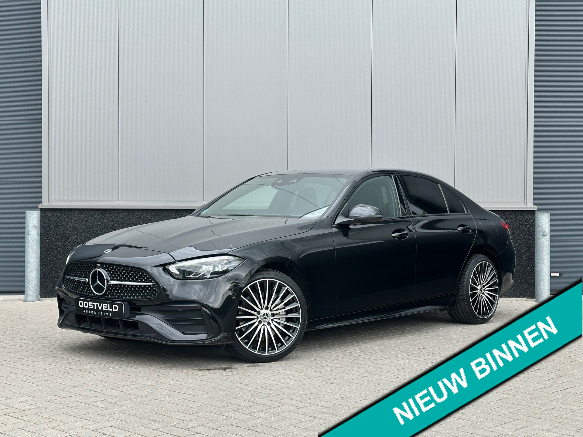Mercedes-Benz C-klasse 300 e AMG Line 19"|MEMO|KEYLESS|MASSA 2022 - voorkant