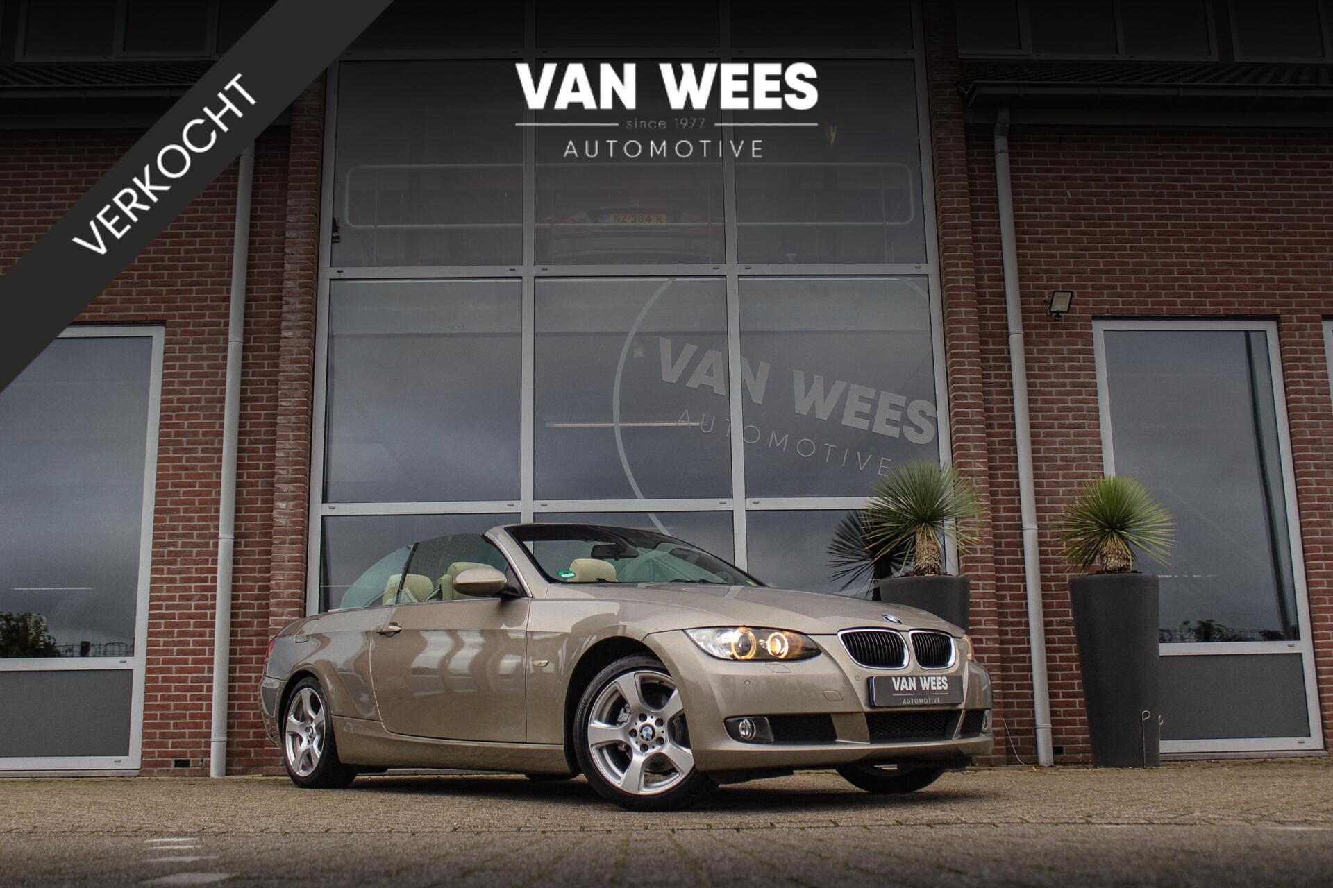 BMW 3-serie Cabrio 320i E93 Executive | 170 pk | Leer | Xenon | 17 inch | Sportstuur | Trekhaak | Climate control | Stoelverwarming | 6-bak | PDC | Aux 2008 - voorkant