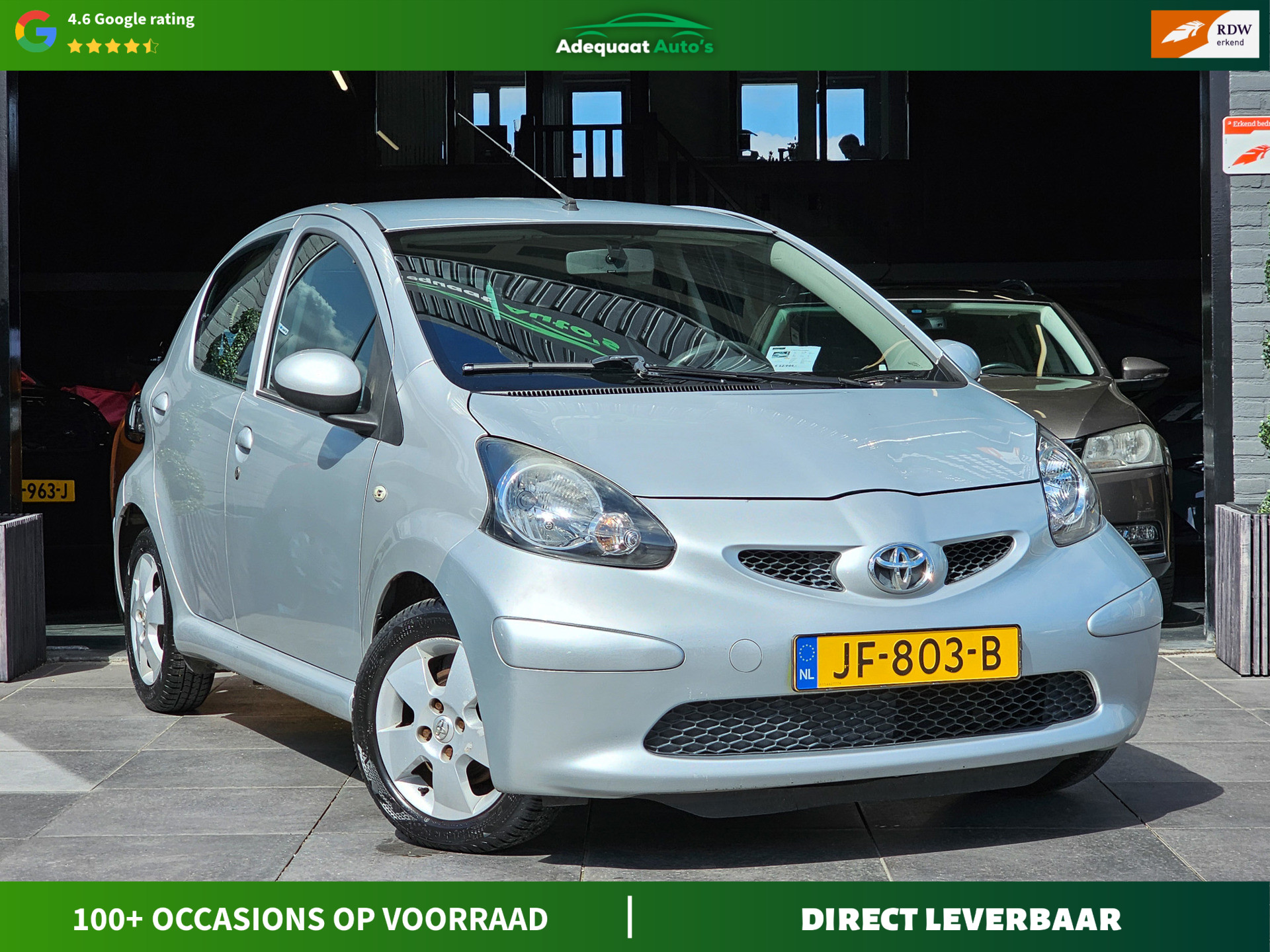 Toyota Toyota Aygo 1.0-12V|Airco|El. Ramen|AUX|5 deurs|APK 2007 - voorkant