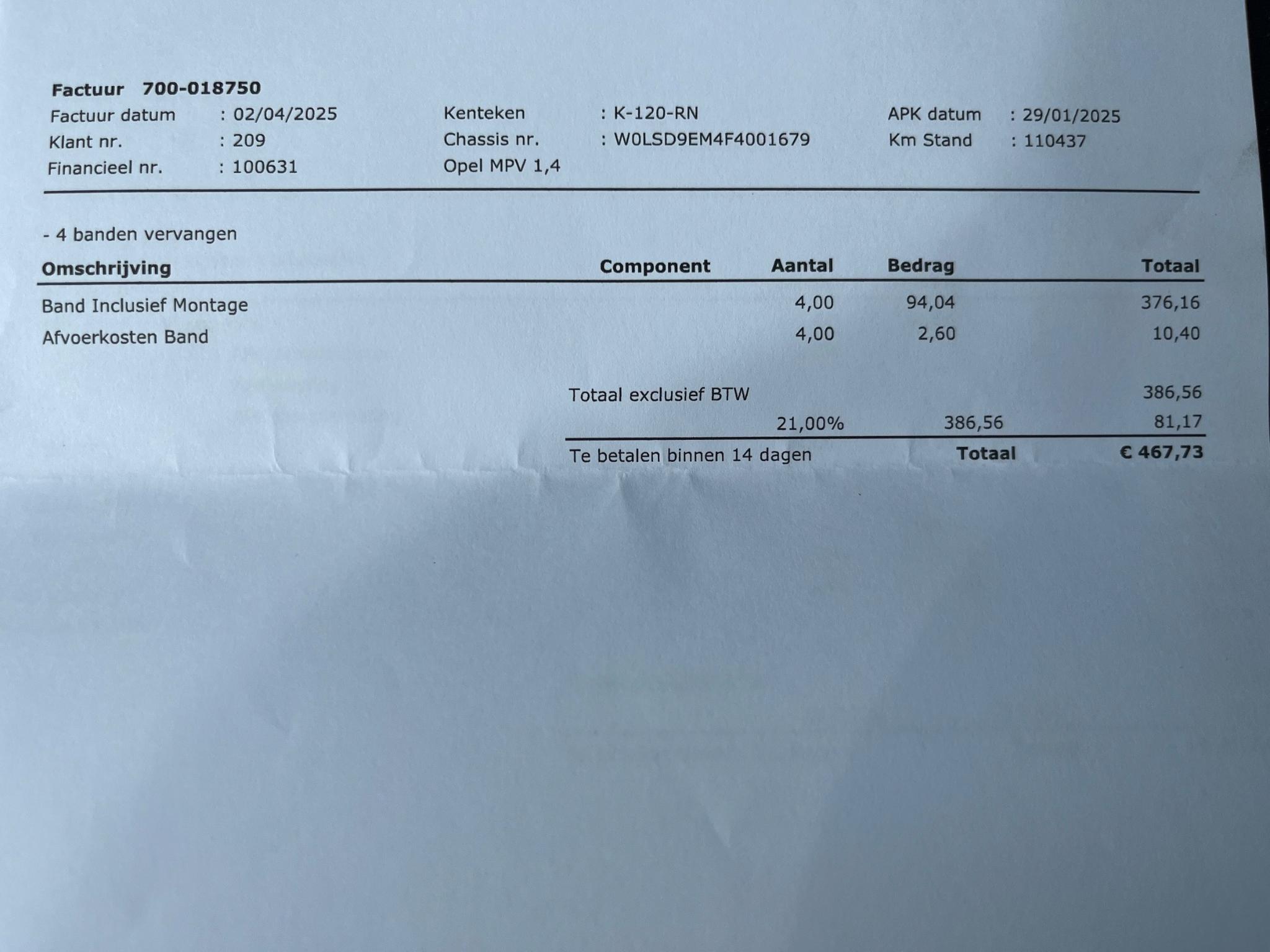 Foto van Opel Meriva