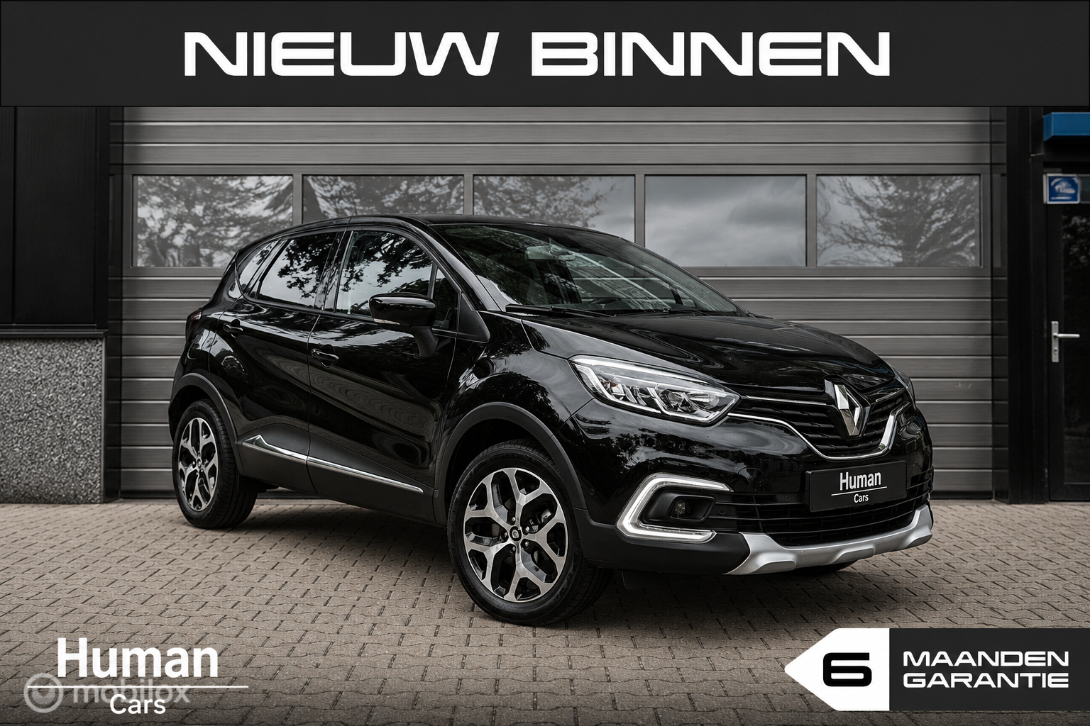 Renault Captur 0.9 TCe Intens trekhaak afneembaar zwart 2017 - voorkant