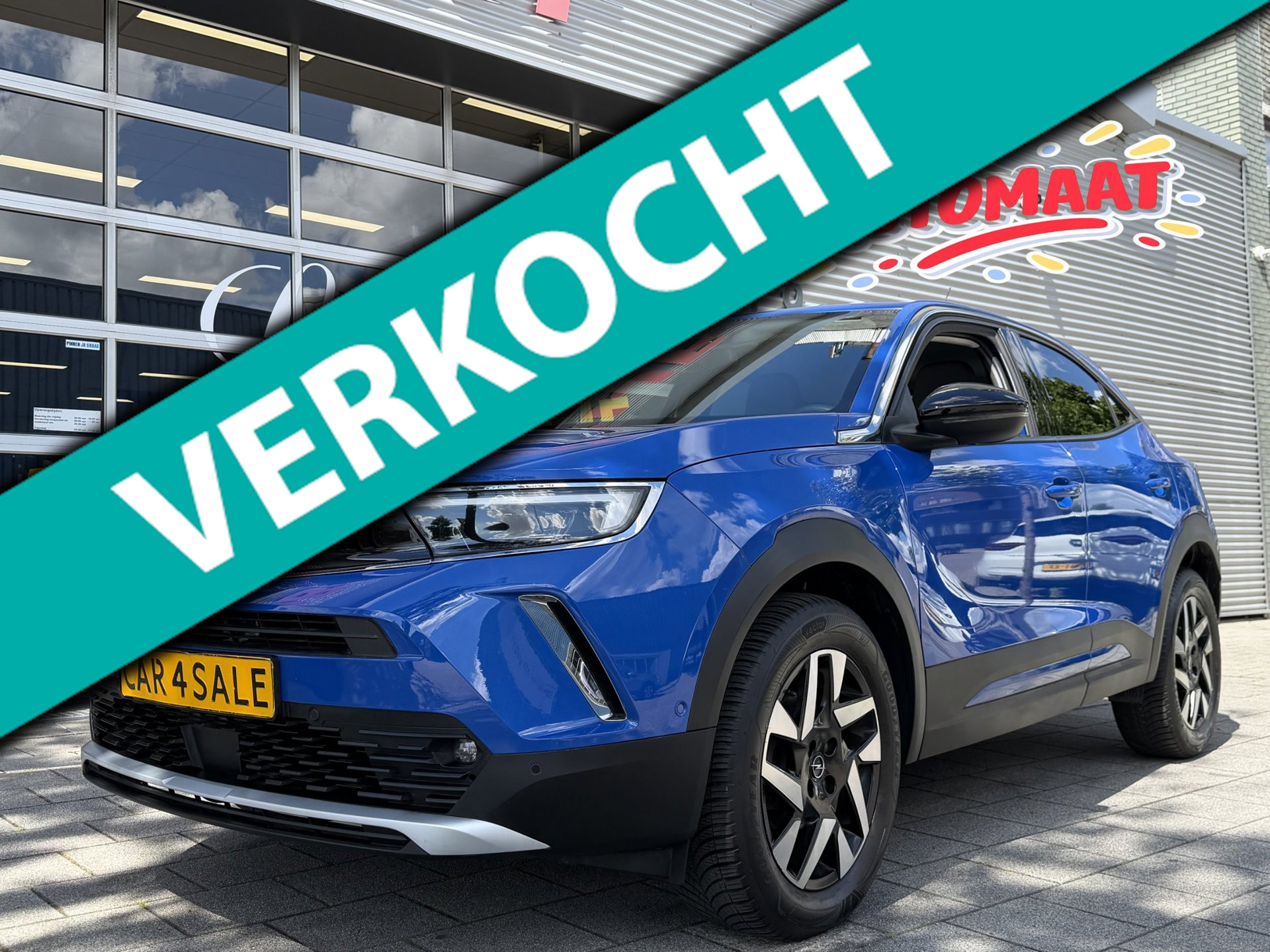 Opel Mokka X 1.2 Turbo Elegance - AUTOMAAT I Navigatie I Leer I Airco I PDC I Sport velgen I Dealer onderhouden 2023 - voorkant