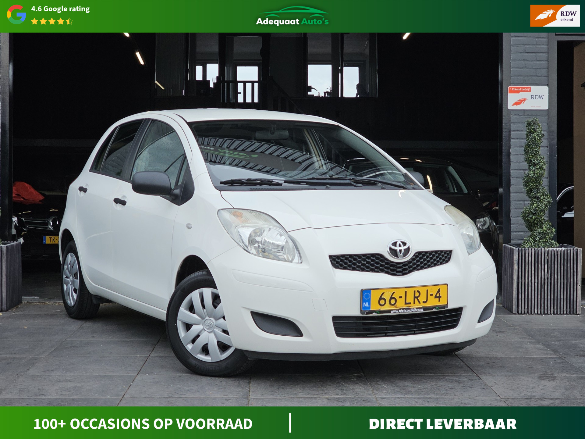 Toyota Toyota Yaris 1.0 VVTi Acces|APK|NAP|Airco|5 Deuren|E. Ramen 2010 - voorkant