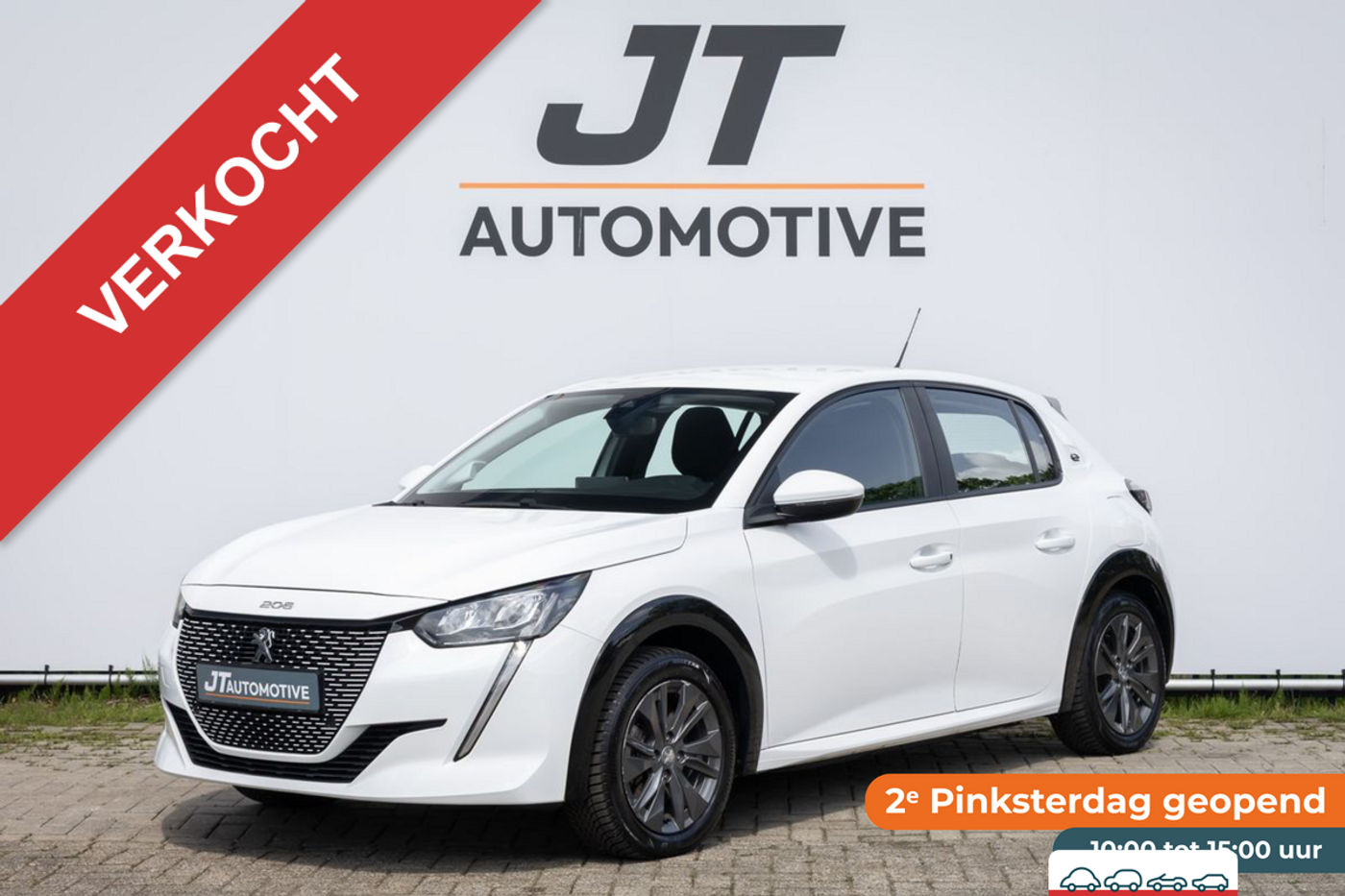 Peugeot 208 EV bleu Active 50 kWh NLAuto PDC | Carplay | Navigatie | Cruise control | voorruitverwarming | DAB 2021 - voorkant