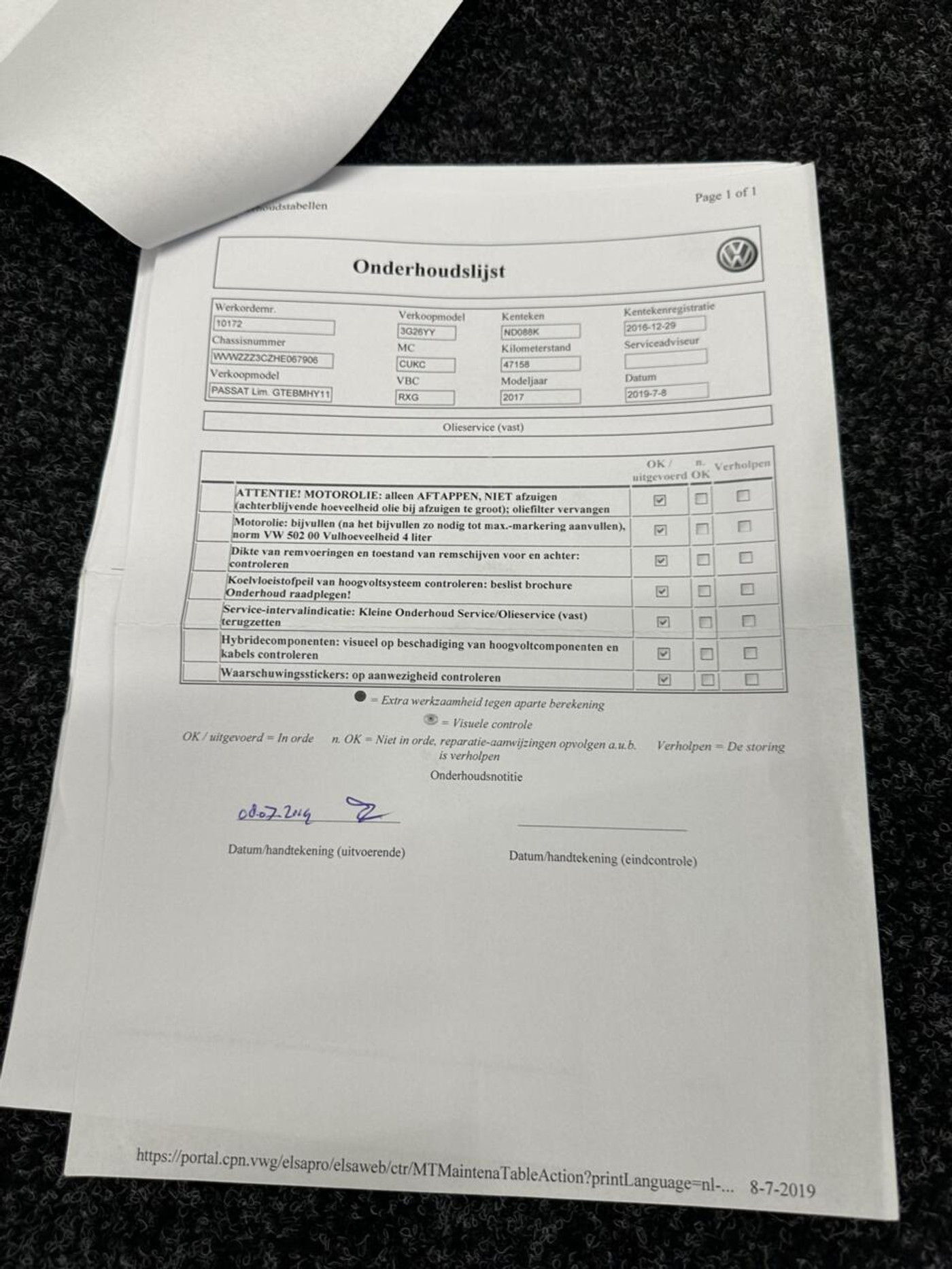 Foto van Volkswagen Passat