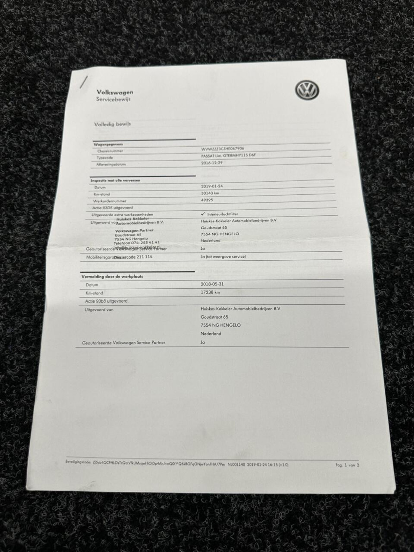 Foto van Volkswagen Passat