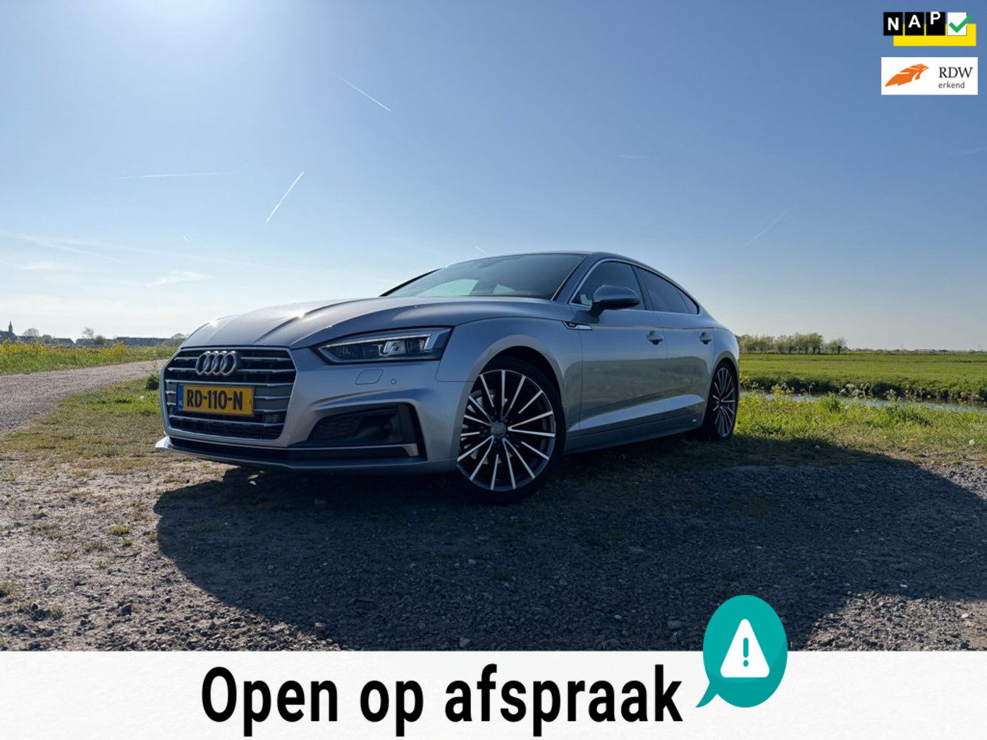Audi A5 Sportback 2.0 TFSI S-Line 3x | Virtual Cockpit | Automaat 2017 - voorkant