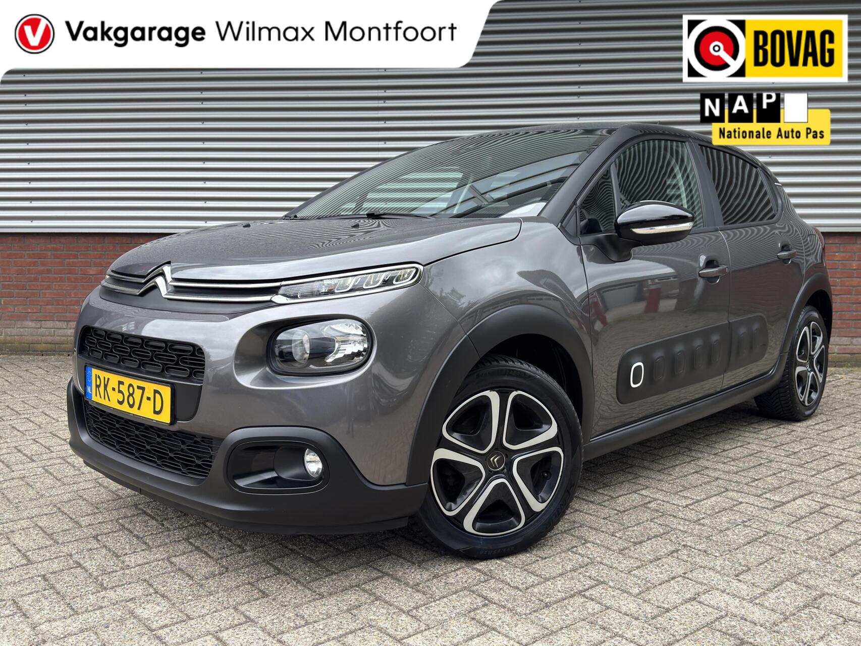 Citroen C3 1.2 PureTech Live|Cruise|Navi|Carplay|Airco|Parkeersensoren| 2017 - voorkant