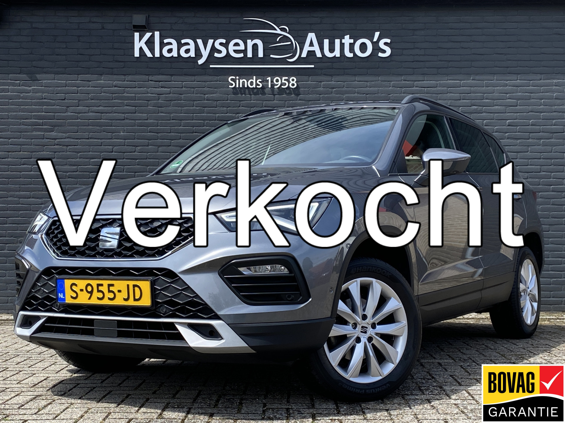 Seat Ateca 1.5 TSI Style Business Intense 150 pk AUT. | 1e eigenaar | dealer onderh. | navigatie | camera | apple carplay | BTW auto 2023 - voorkant