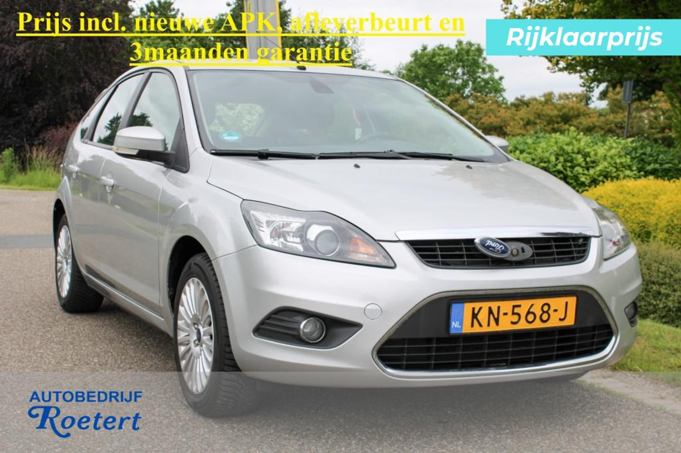 Ford Focus 1.6 Titanium 101pk ECC/Navi/Cruise/Stoelverwarming/Trekhaak 2009 - voorkant