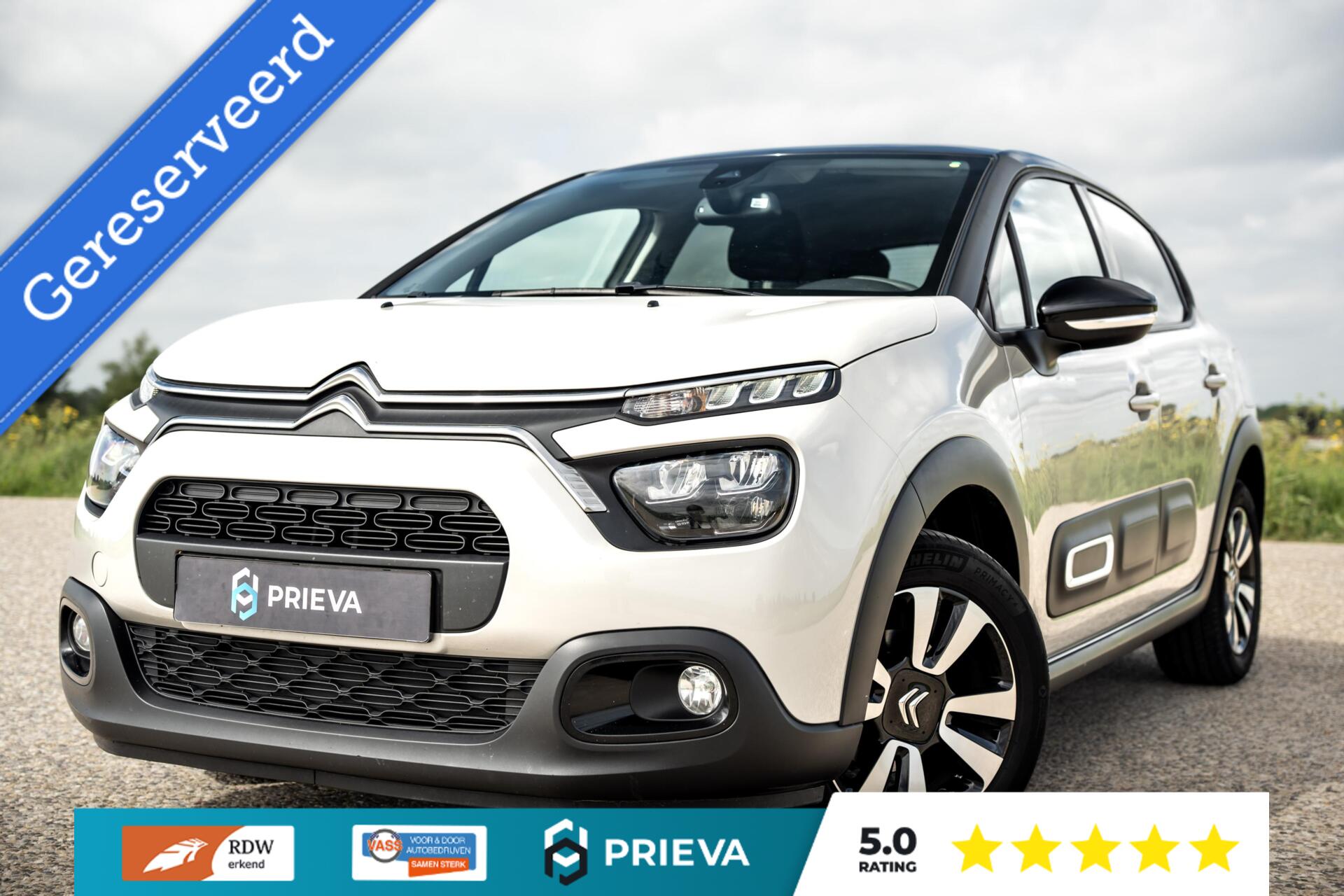 Citroen C3 1,2 PureTech Shine *Dealer*Stoelverw*Nieuwe D-riem * 2021 - voorkant