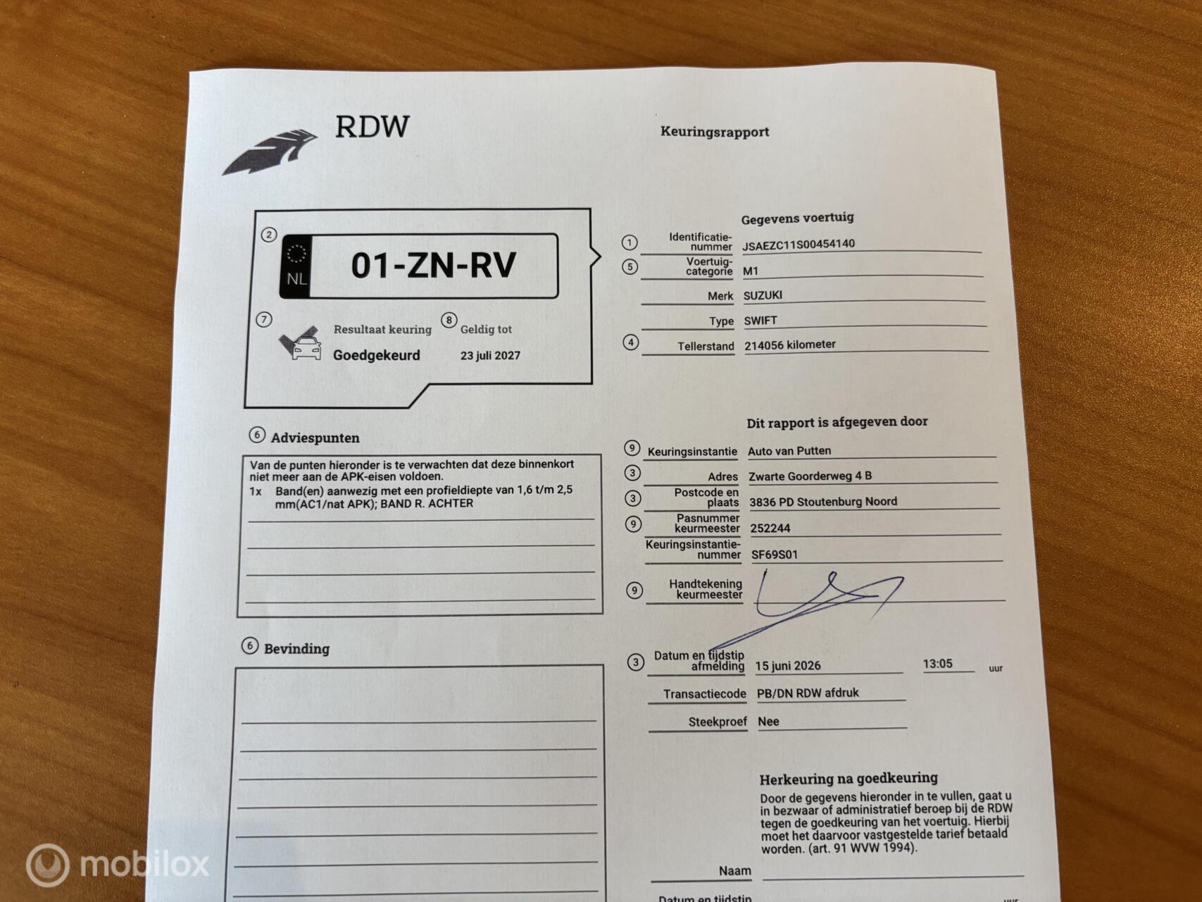 Foto van Suzuki Swift
