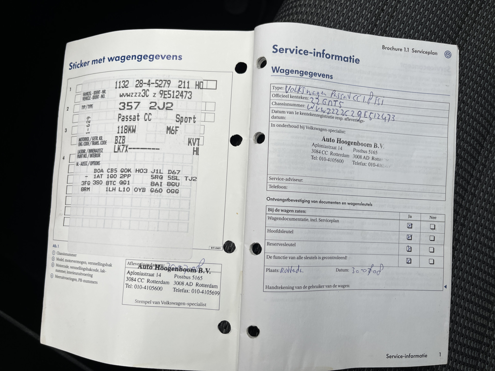 Foto van Volkswagen Passat CC