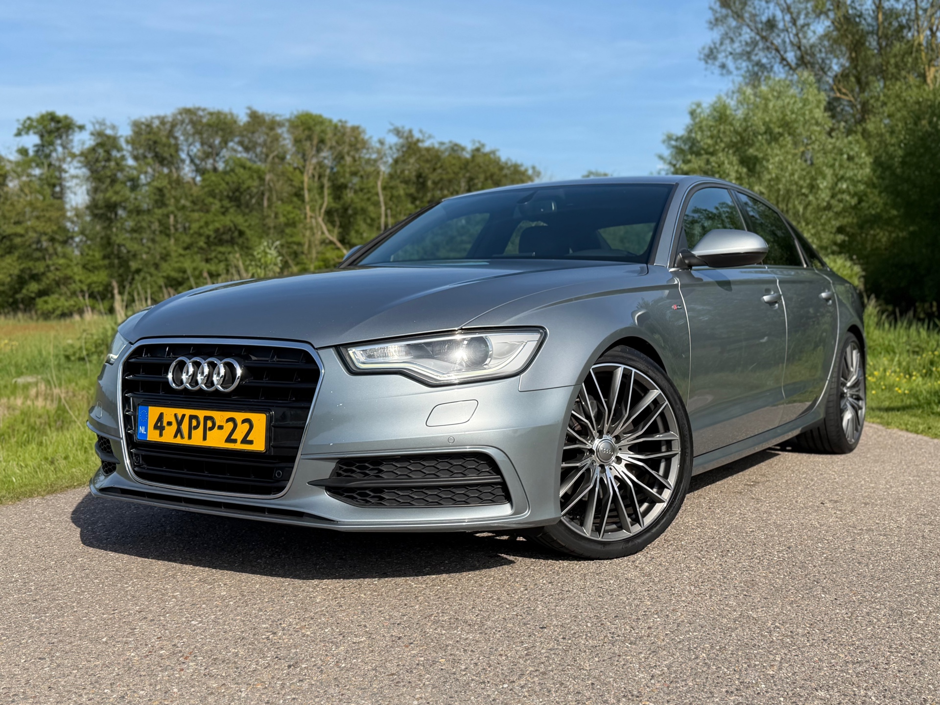 Audi A6 Limousine 2.8 FSI Sport Edition S-Line / Automaat / Navigatie / Climate Control / Cruise Control / Half leder 2015 - voorkant