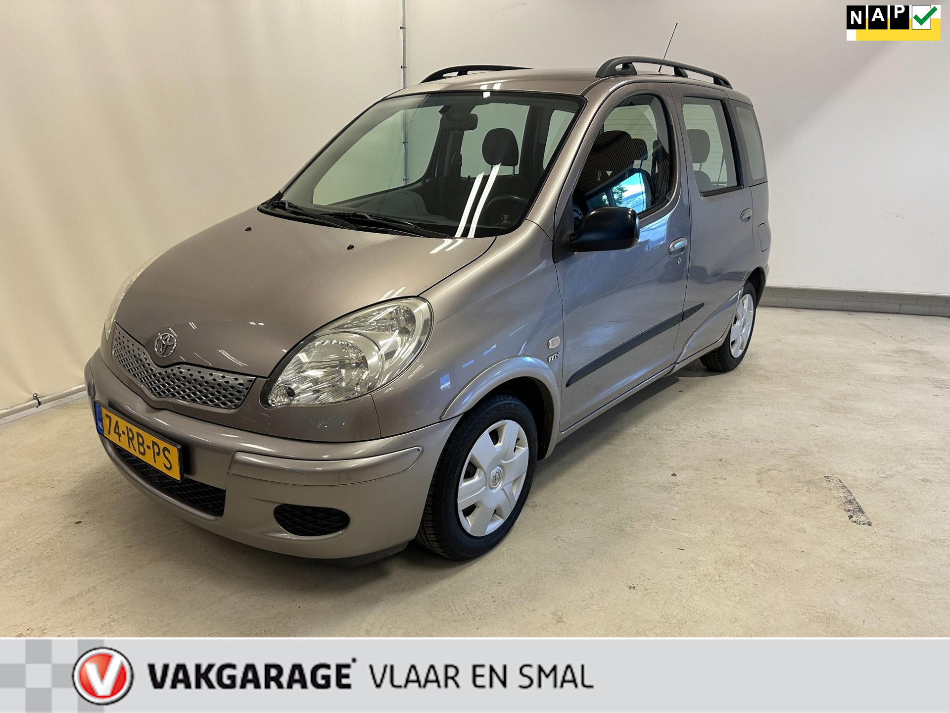 Toyota Toyota Yaris Verso 1.3 VVT-i Sol-2e eigenaar- 5 deurs veel ruimte afneembare trekhaak -nieuwe Airco-118.000 KM! 2005 - voorkant