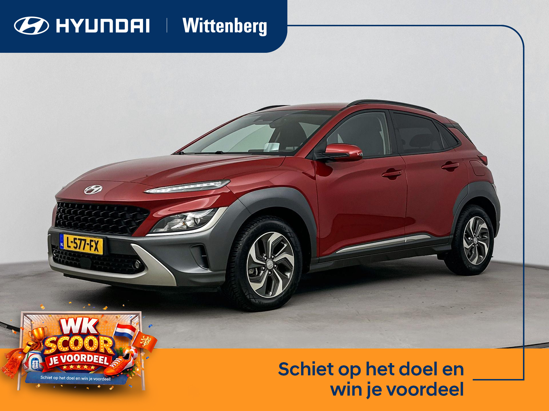 Hyundai Kona 1.6 GDI HEV Fashion 2021 - voorkant